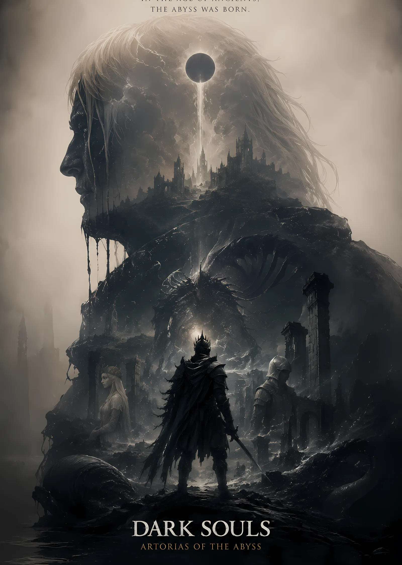 Dark Souls: Artorias of the Abyss metal tablo