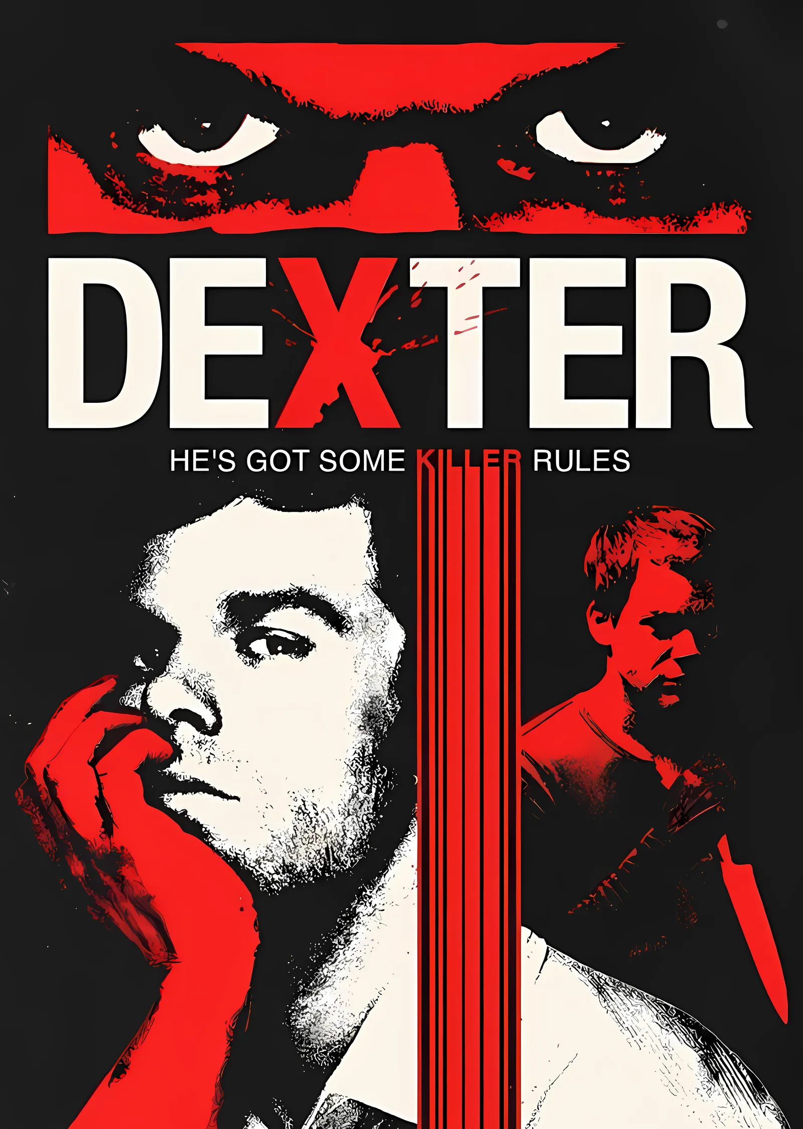 Dexter: He's Got Some Killer Rules metal tablo