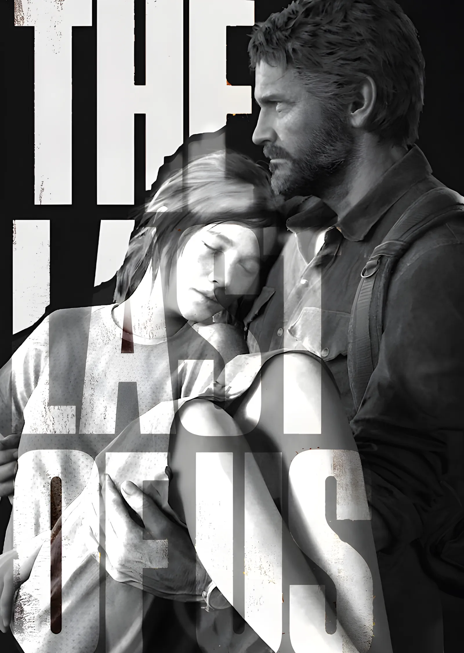 The Last of Us: Harf ve Portre metal tablo