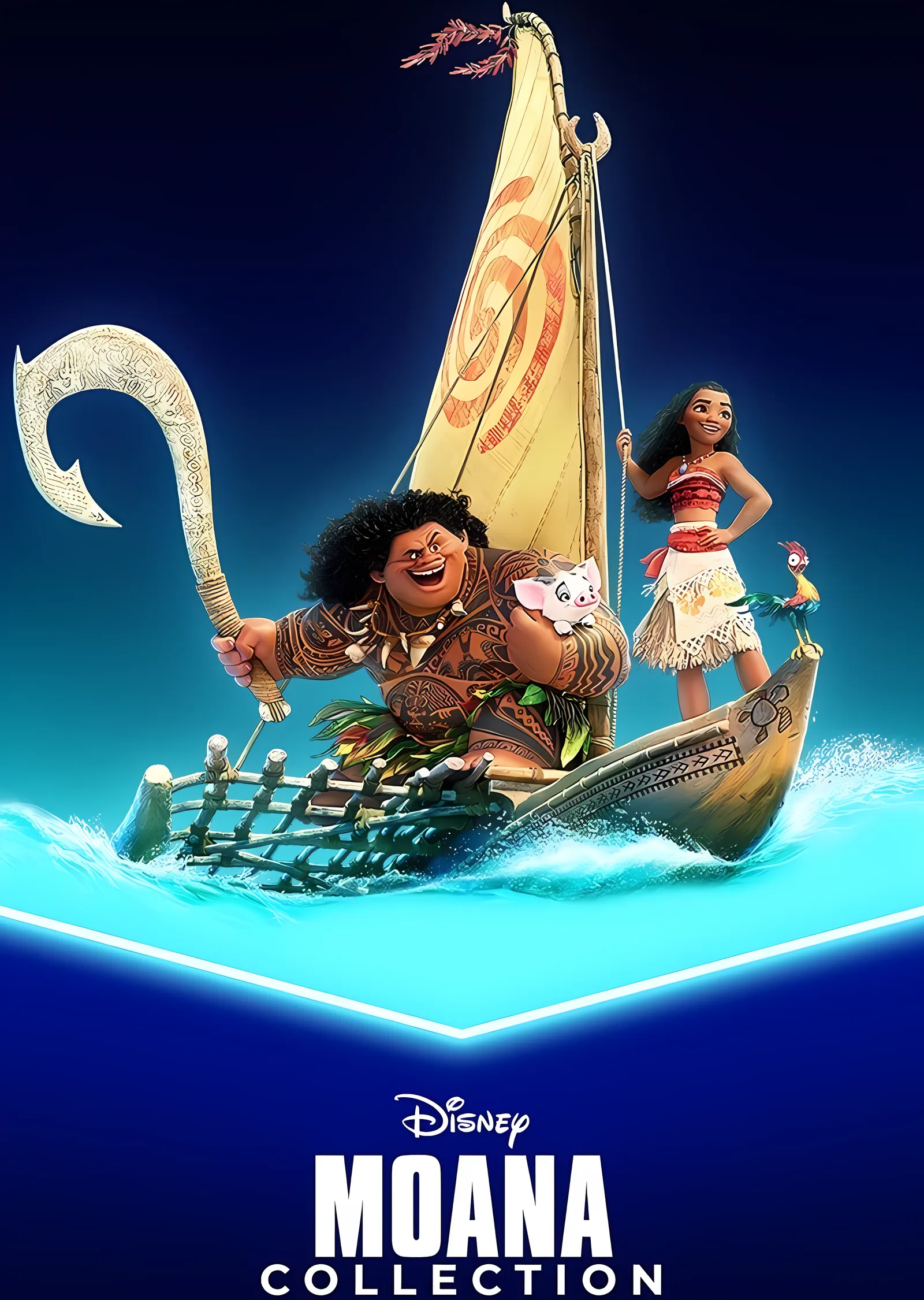 Moana Collection metal tablo