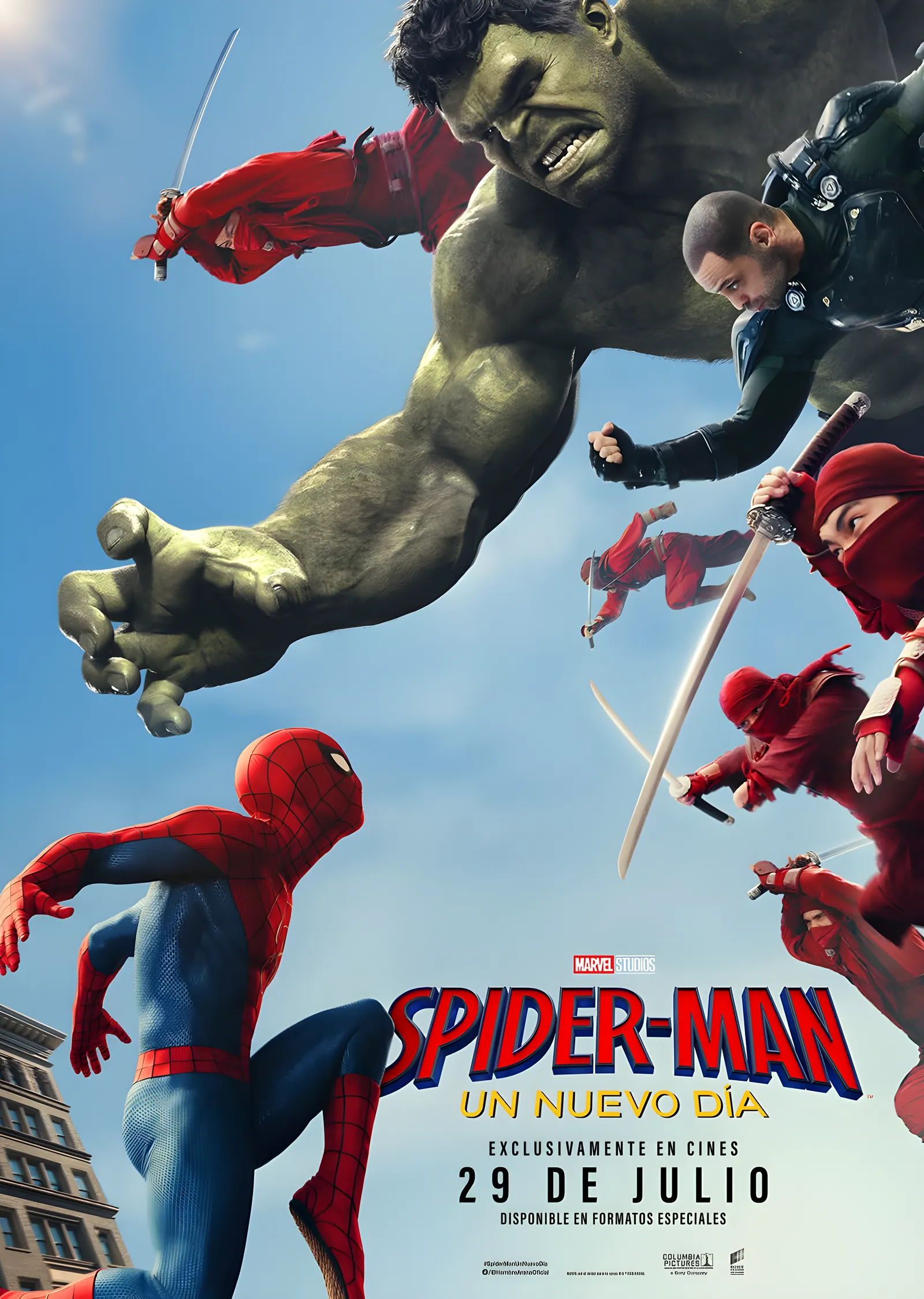 Spider-Man: Un Nuevo Día metal tablo