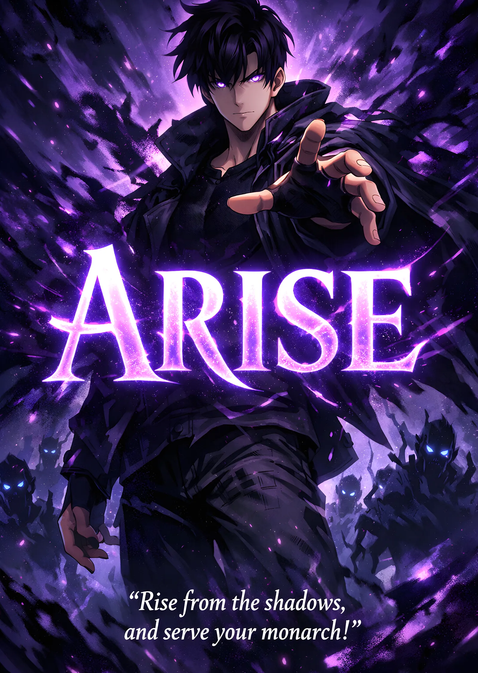 Solo Leveling: Arise Gölge Ordusu metal tablo