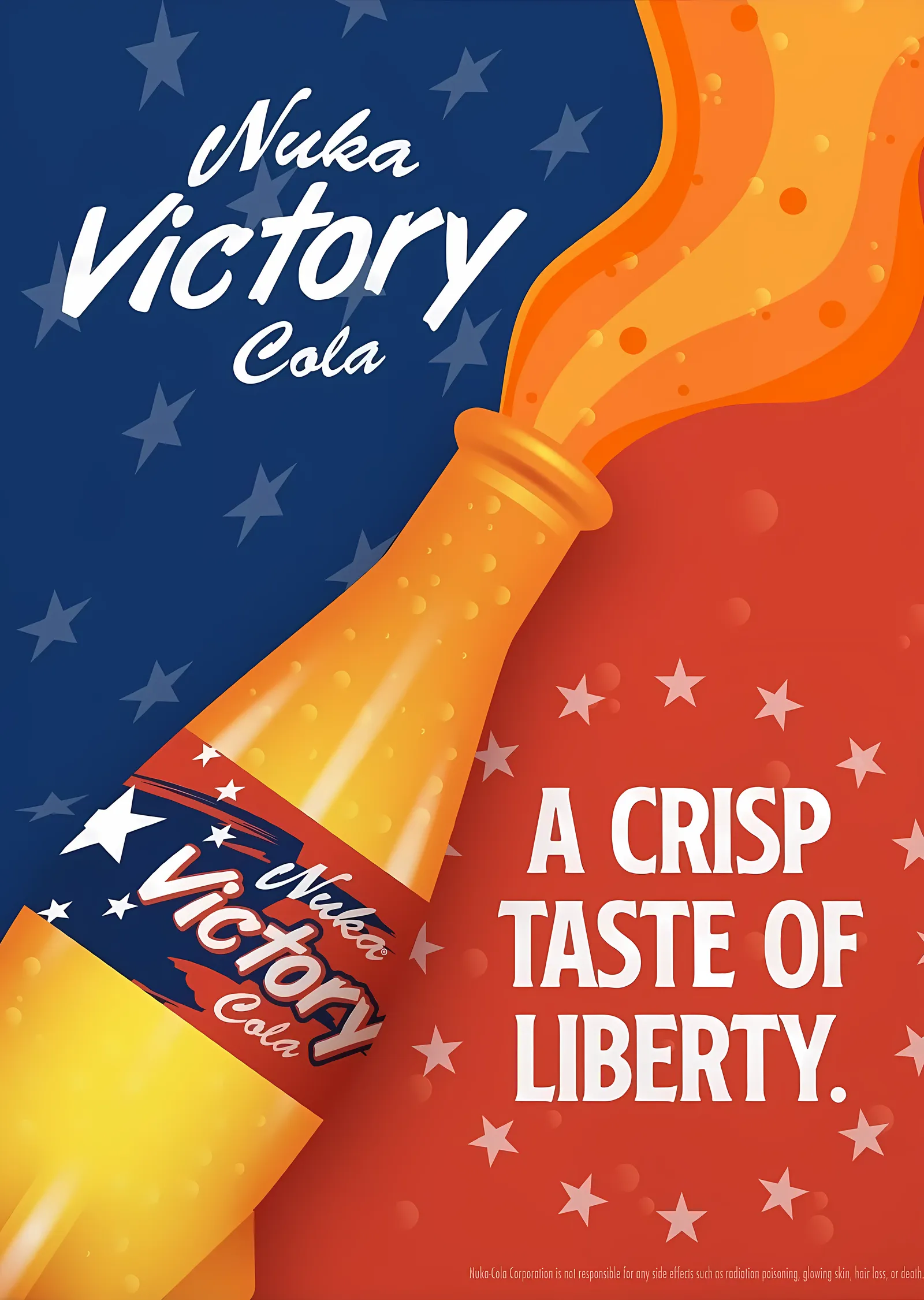 Fallout: Nuka Victory Cola metal tablo