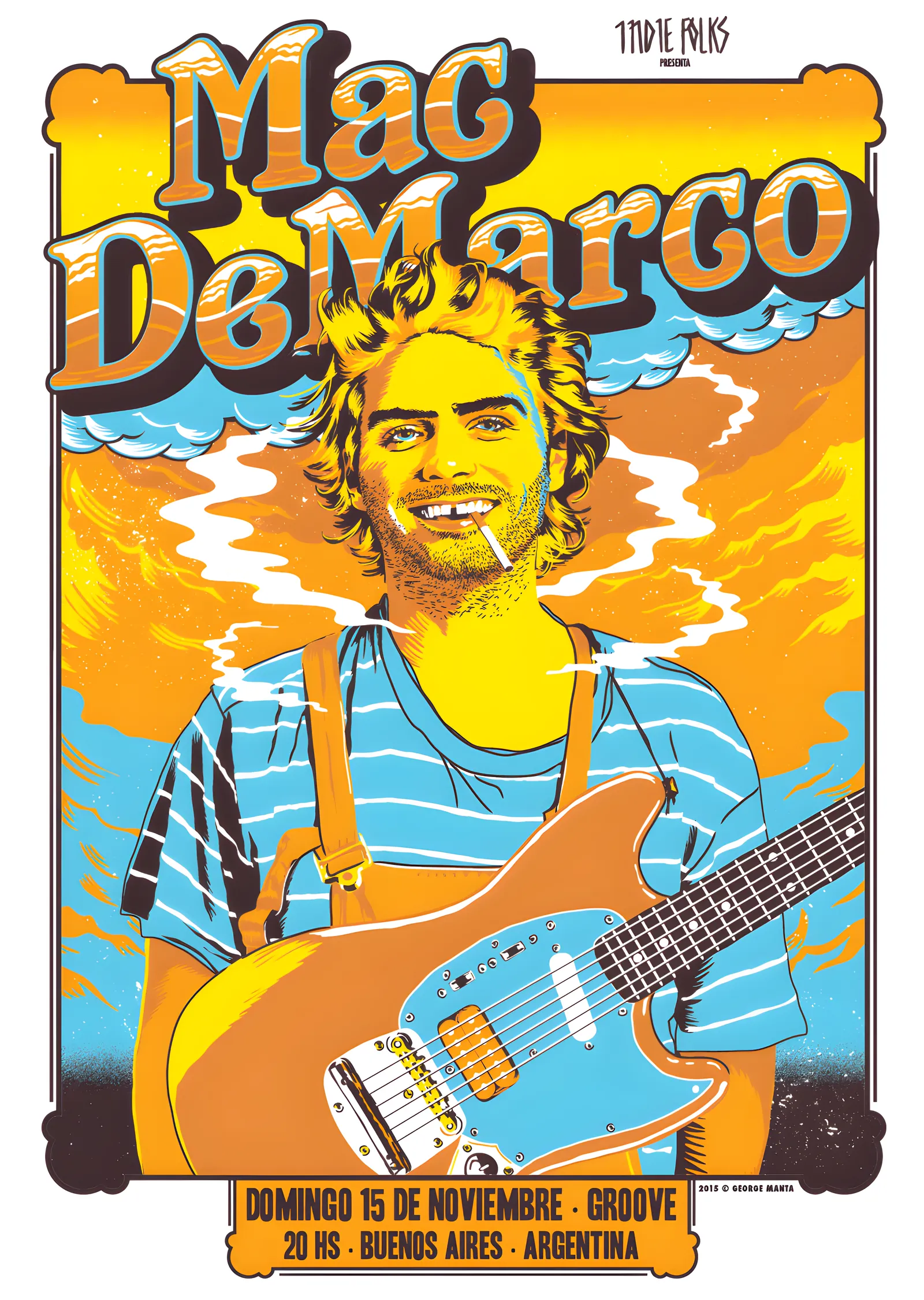 Mac DeMarco: Buenos Aires metal tablo