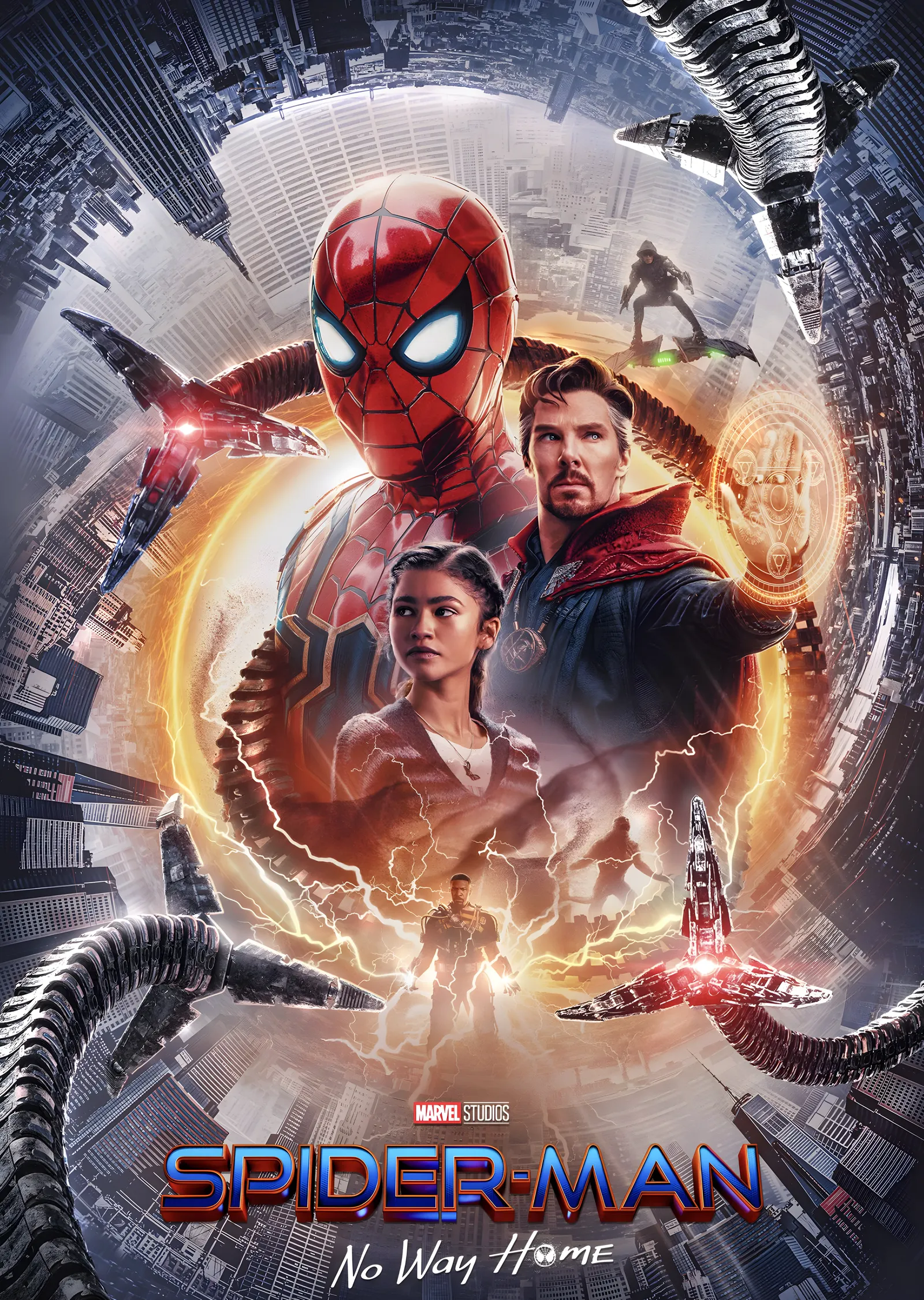 Spider-Man: No Way Home · Portal Sahnesi metal tablo