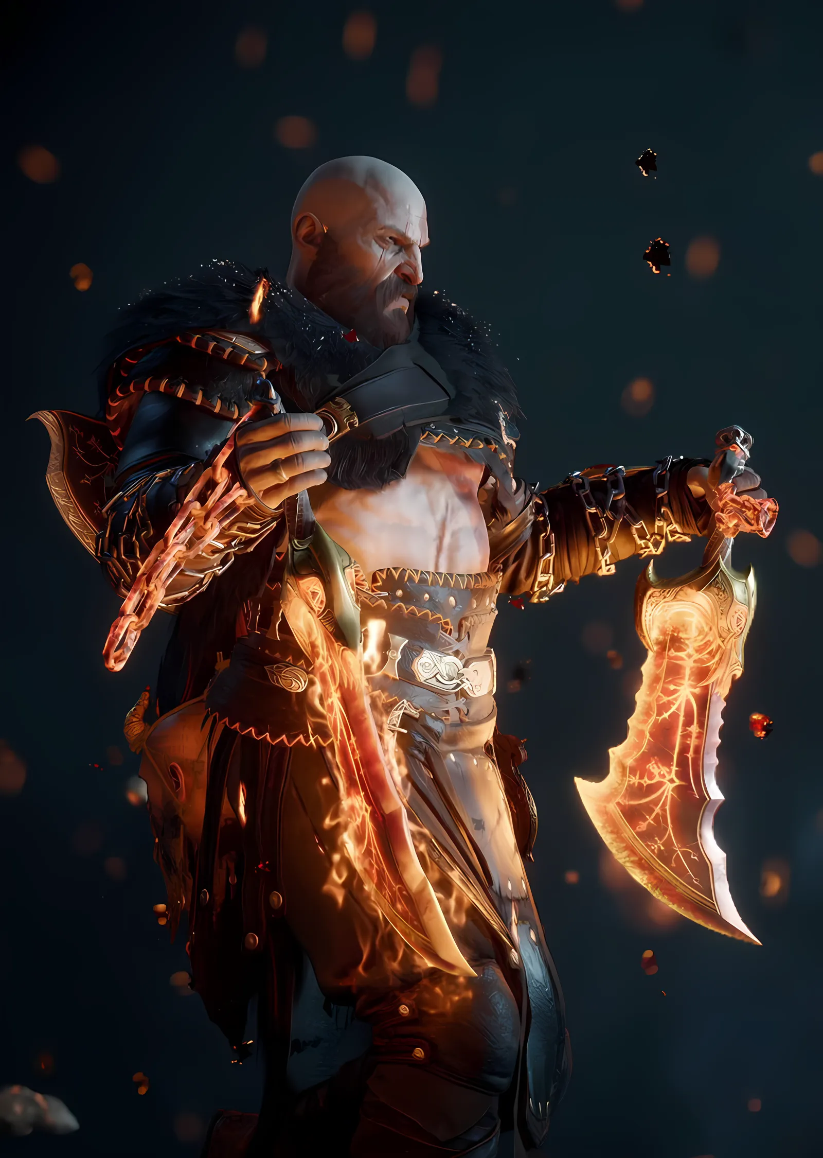 God of War: Kratos'un Gücü metal tablo