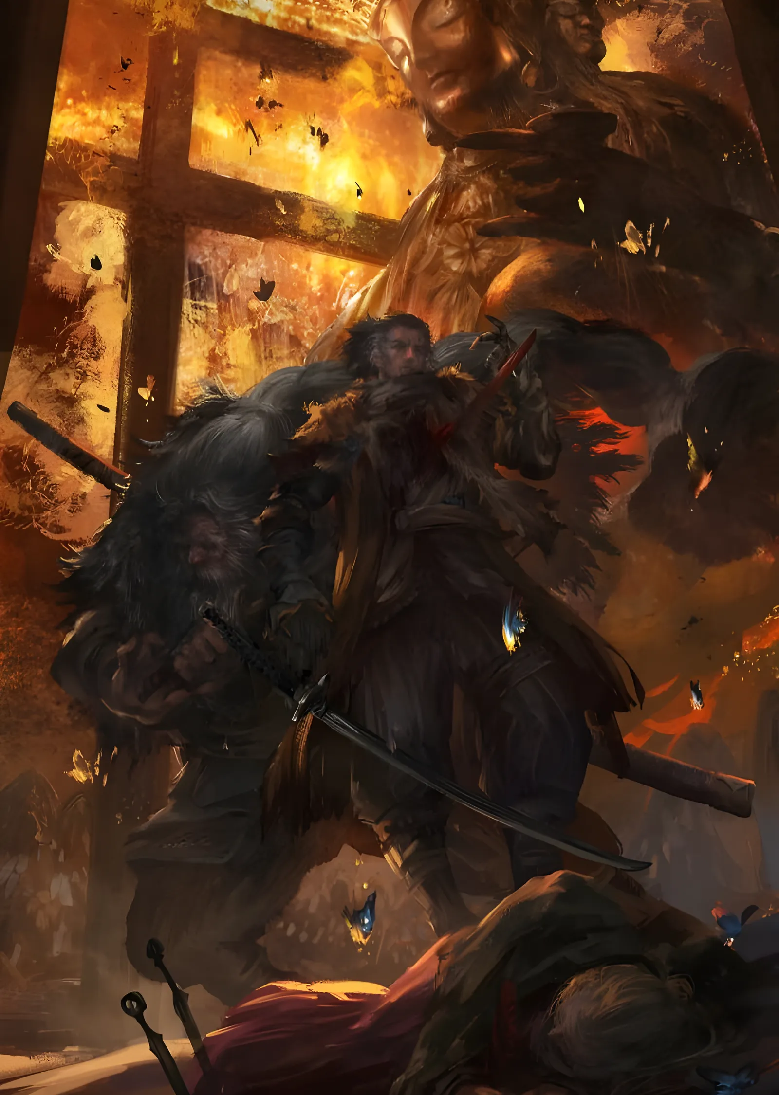Baldur's Gate: Alevli Savaş metal tablo