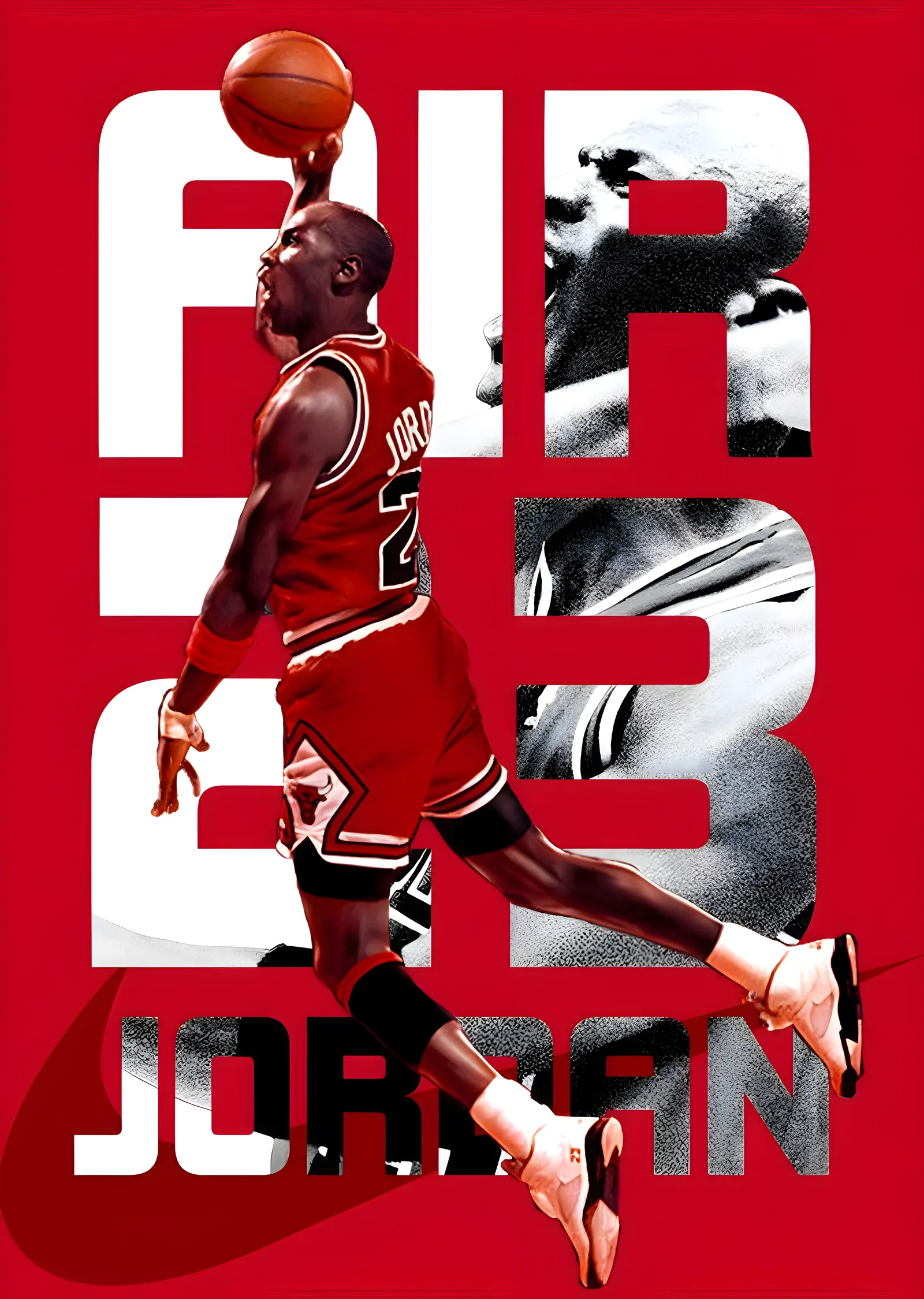 Michael Jordan: Fly metal tablo