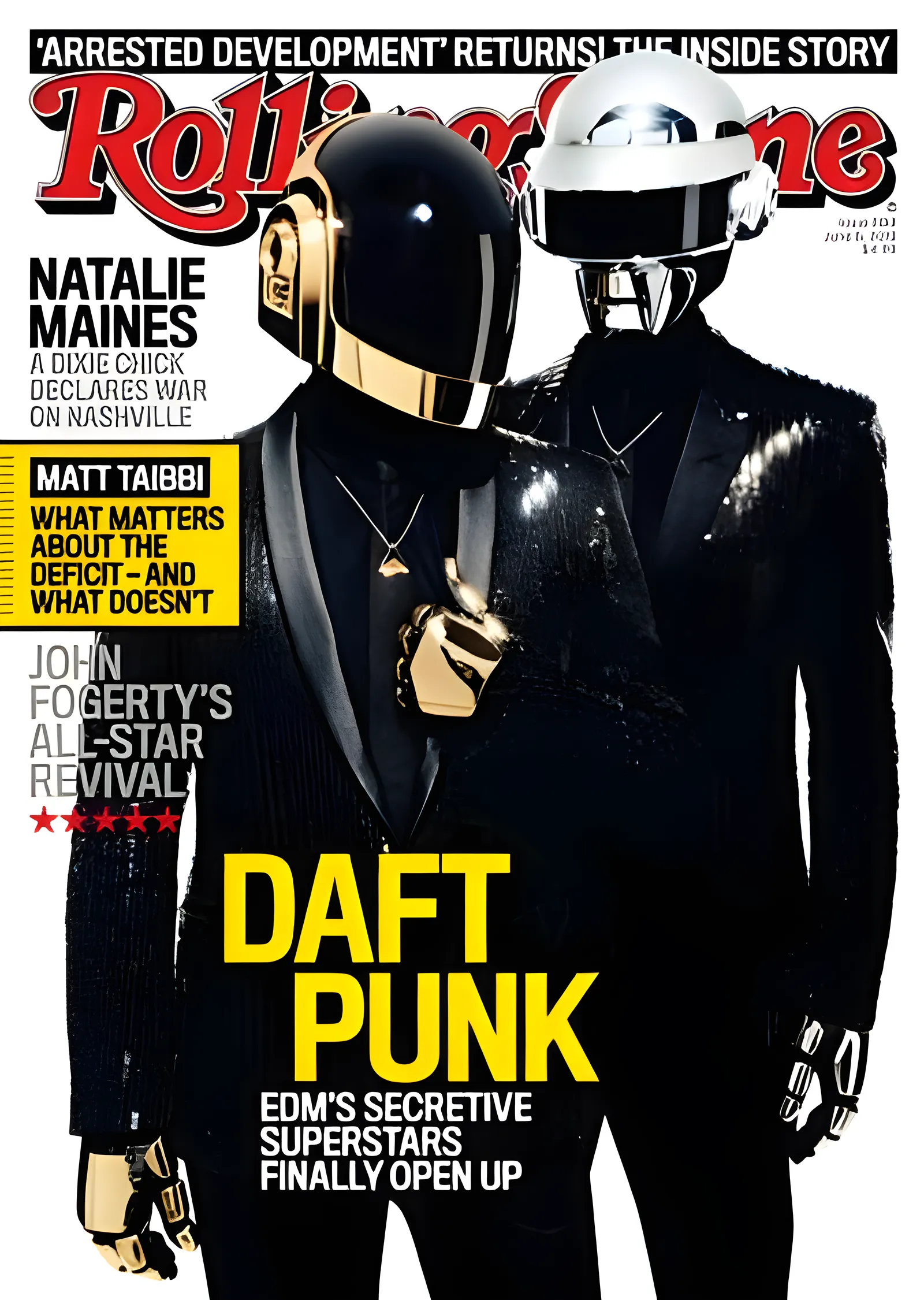 Daft Punk: Rolling Stone metal tablo