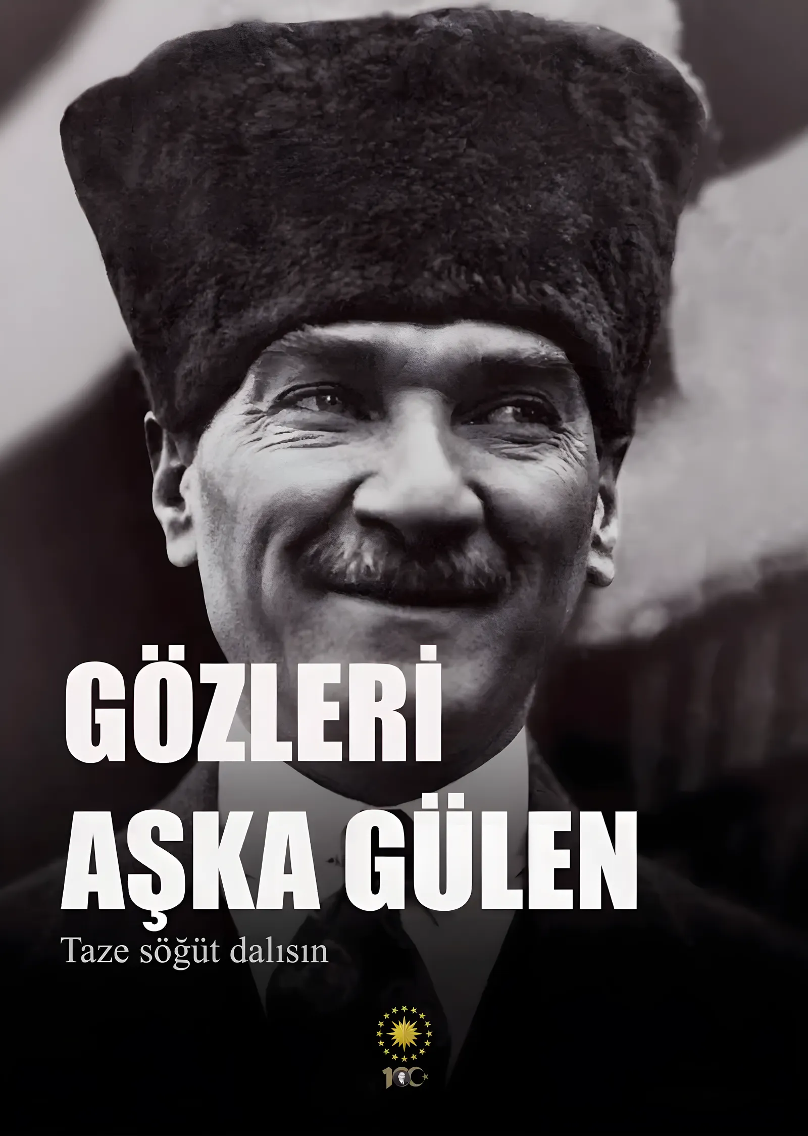 Atatürk: Gözleri Aşka Gülen metal tablo