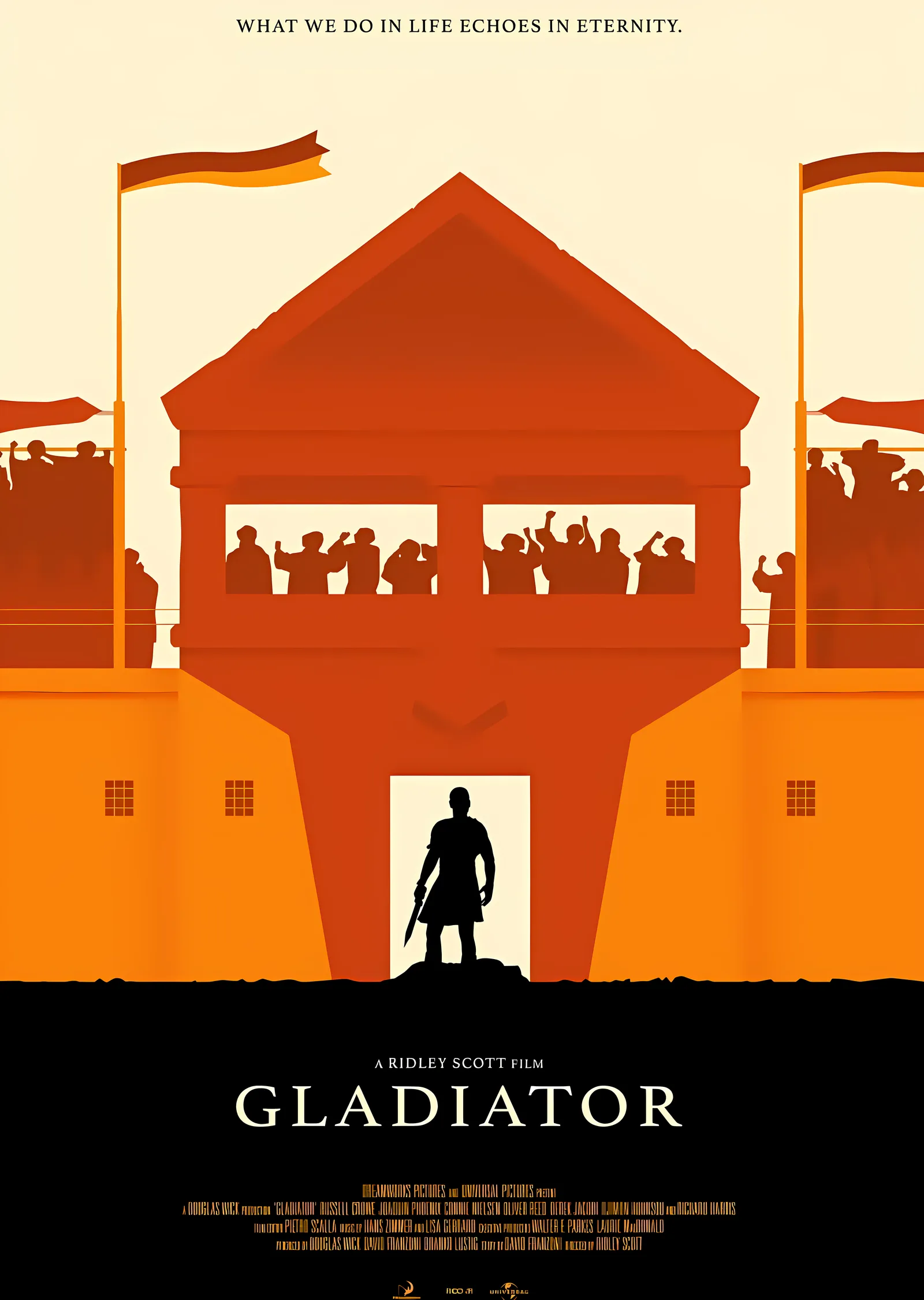 Gladiator - Roma Kolezyumu'nda Asker Figürü metal tablo