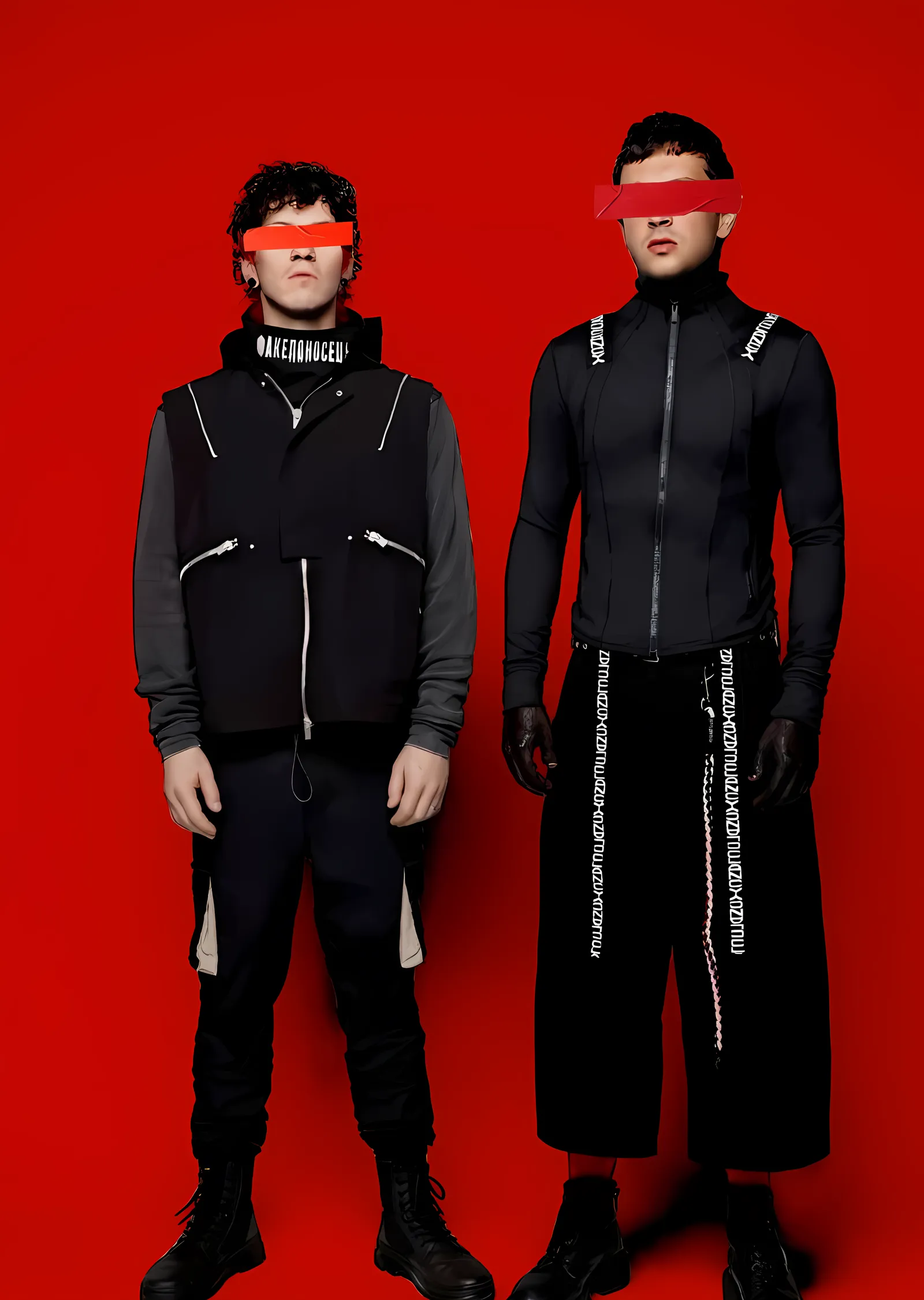 Twenty One Pilots: Kırmızı Bant metal tablo