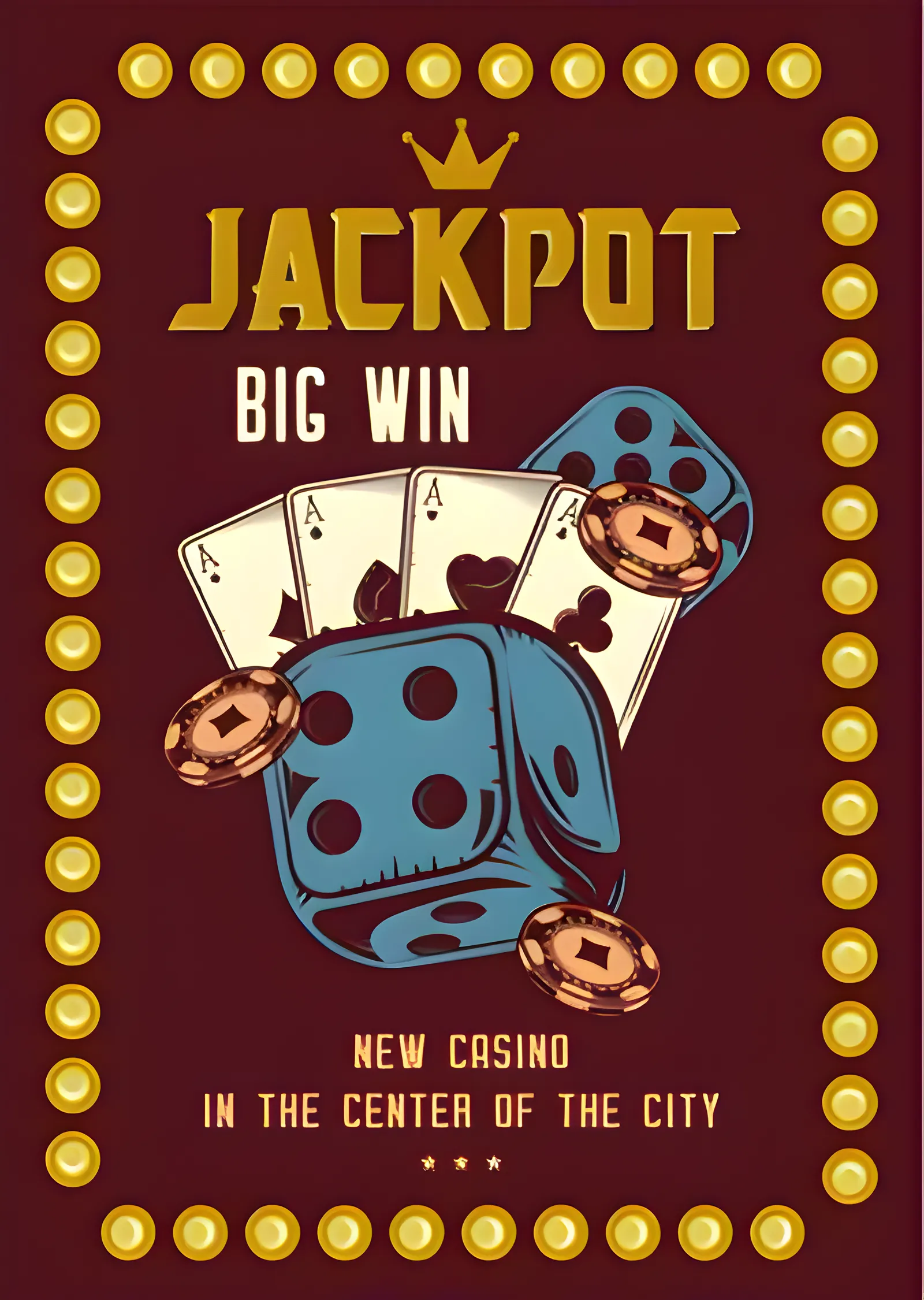 Jackpot: Big Win metal tablo