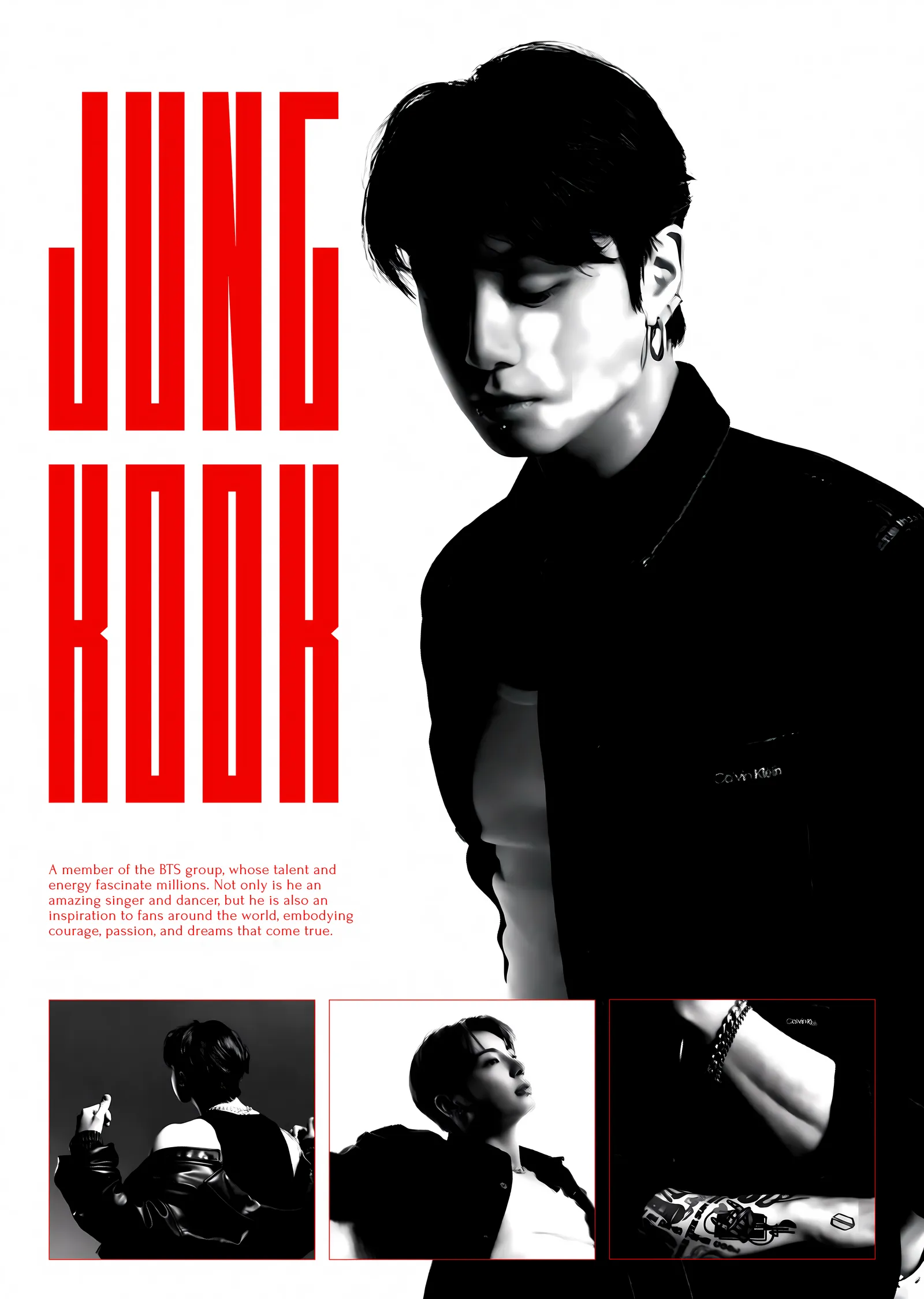 Jungkook: BTS'nin Enerjisi metal tablo