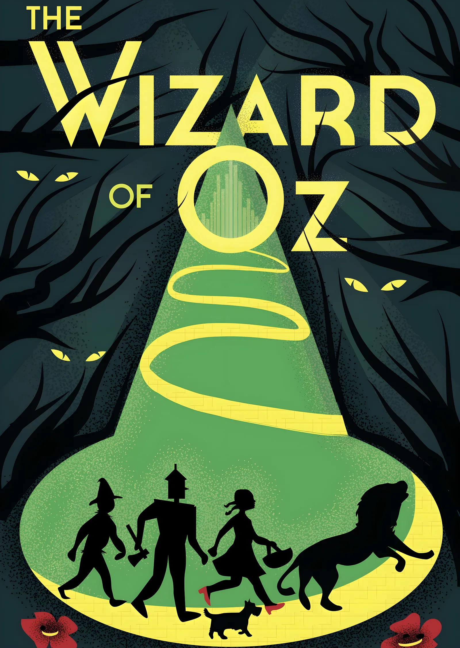 The Wizard of Oz - Zümrüt Şehre Yolculuk metal tablo