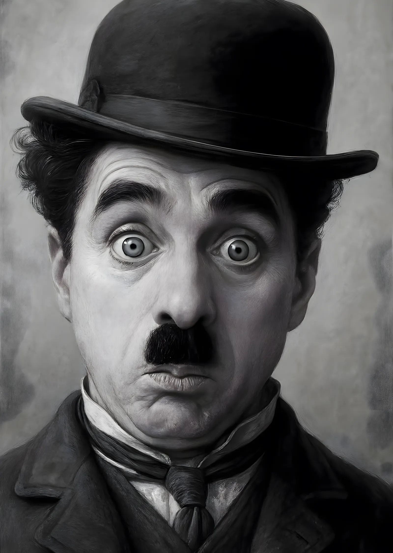 Charlie Chaplin: Klasik Komedyen'in Portresi metal tablo