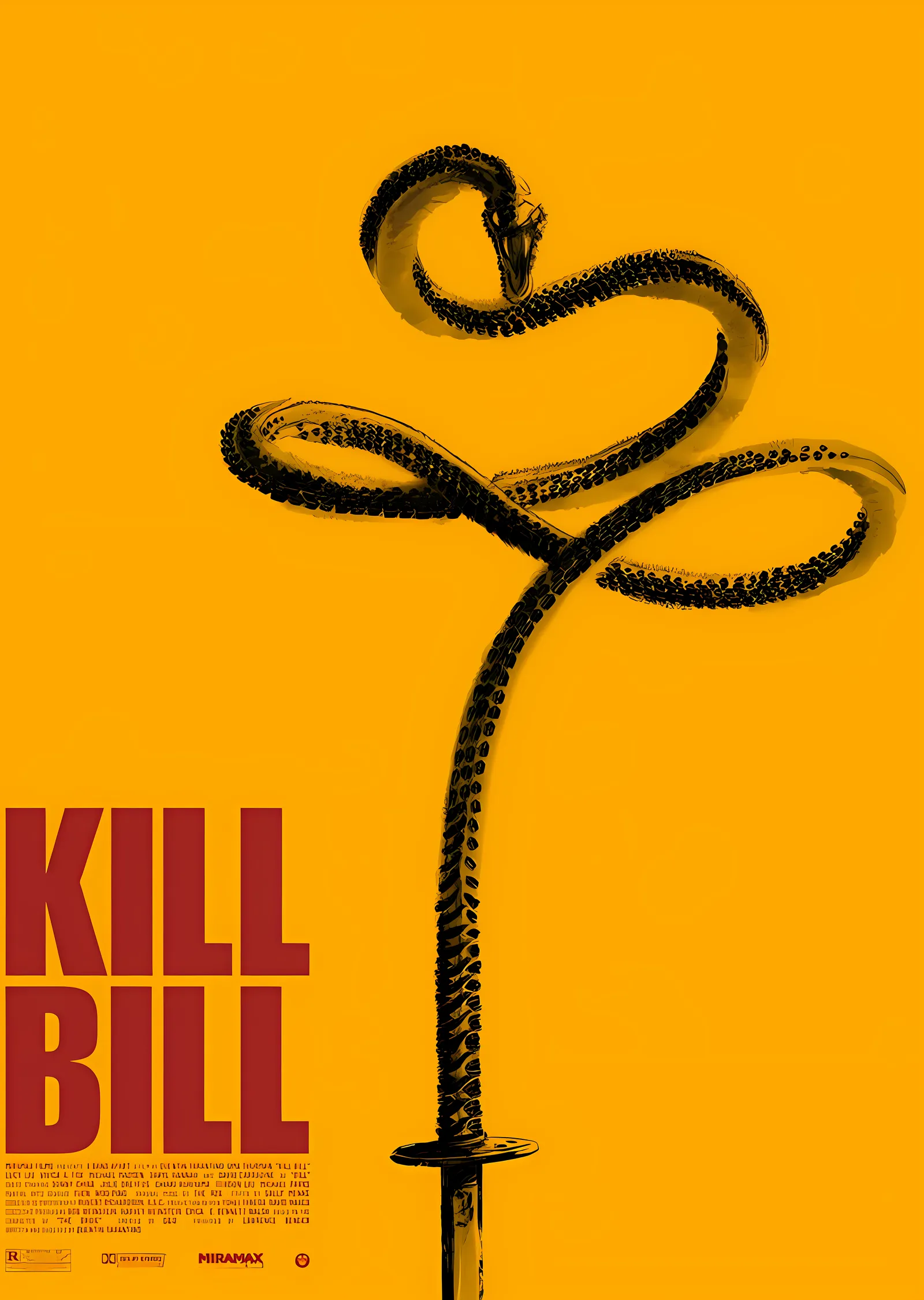 Kill Bill: Kılıç İkona metal tablo