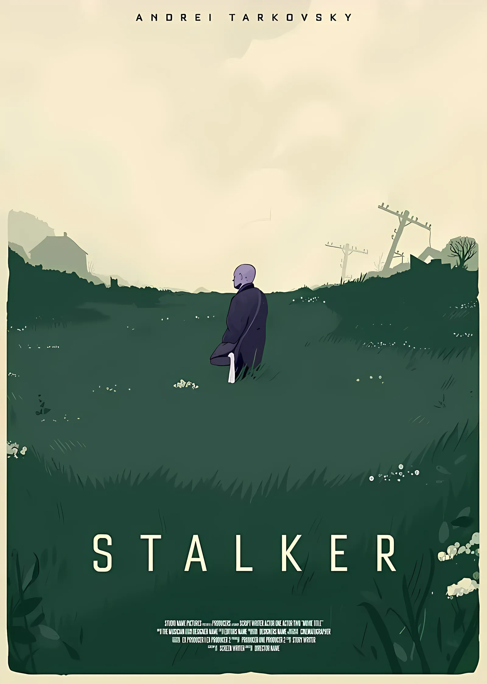 Stalker: Yeşil Tarla metal tablo