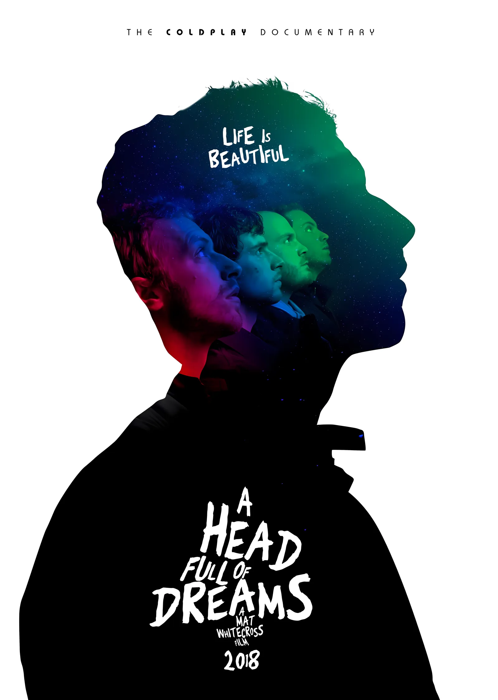 Coldplay: A Head Full of Dreams Belgeseli metal tablo