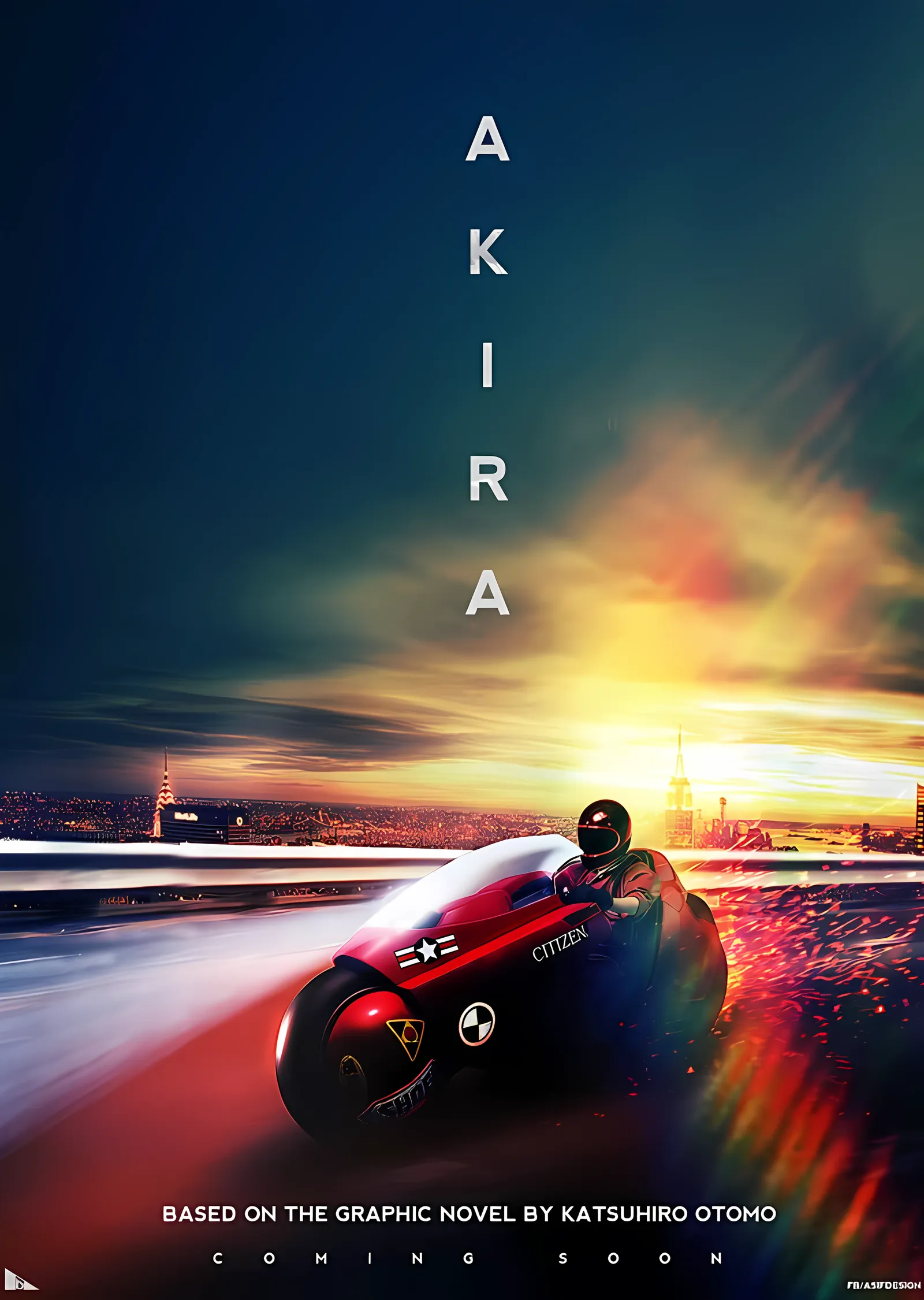 Akira · Gün Batımı Sürüşü metal tablo