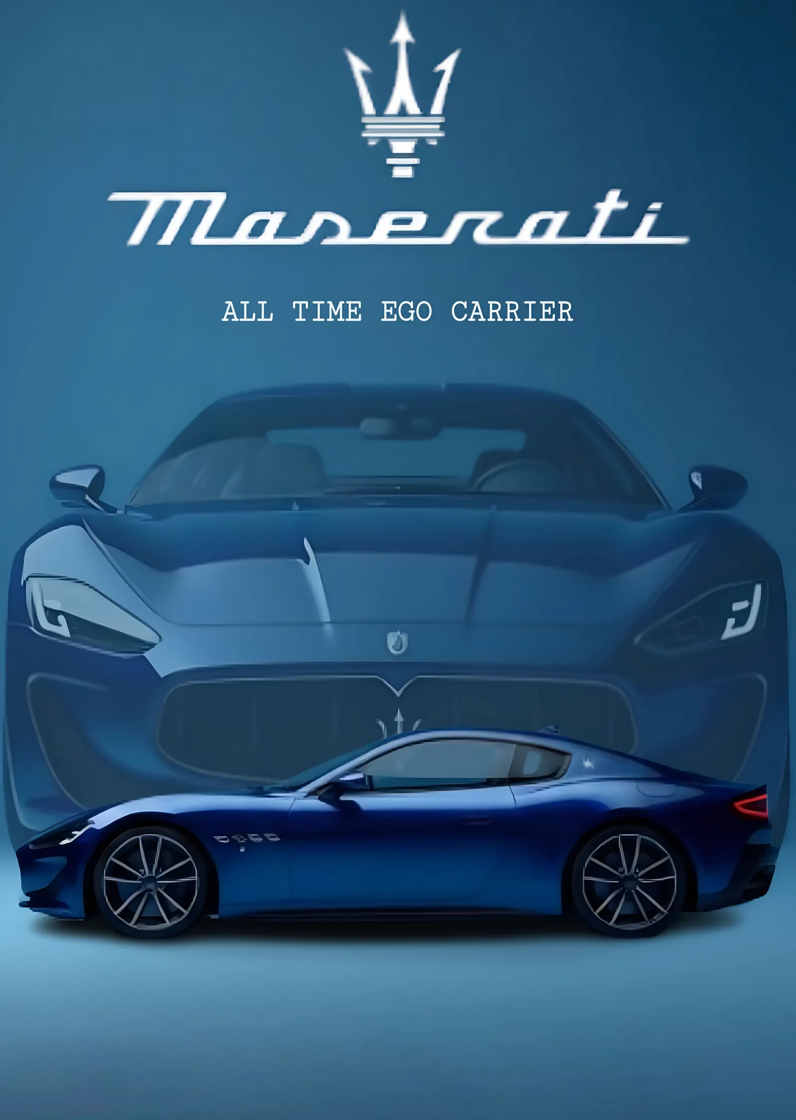 Maserati: All Time Ego Carrier metal tablo