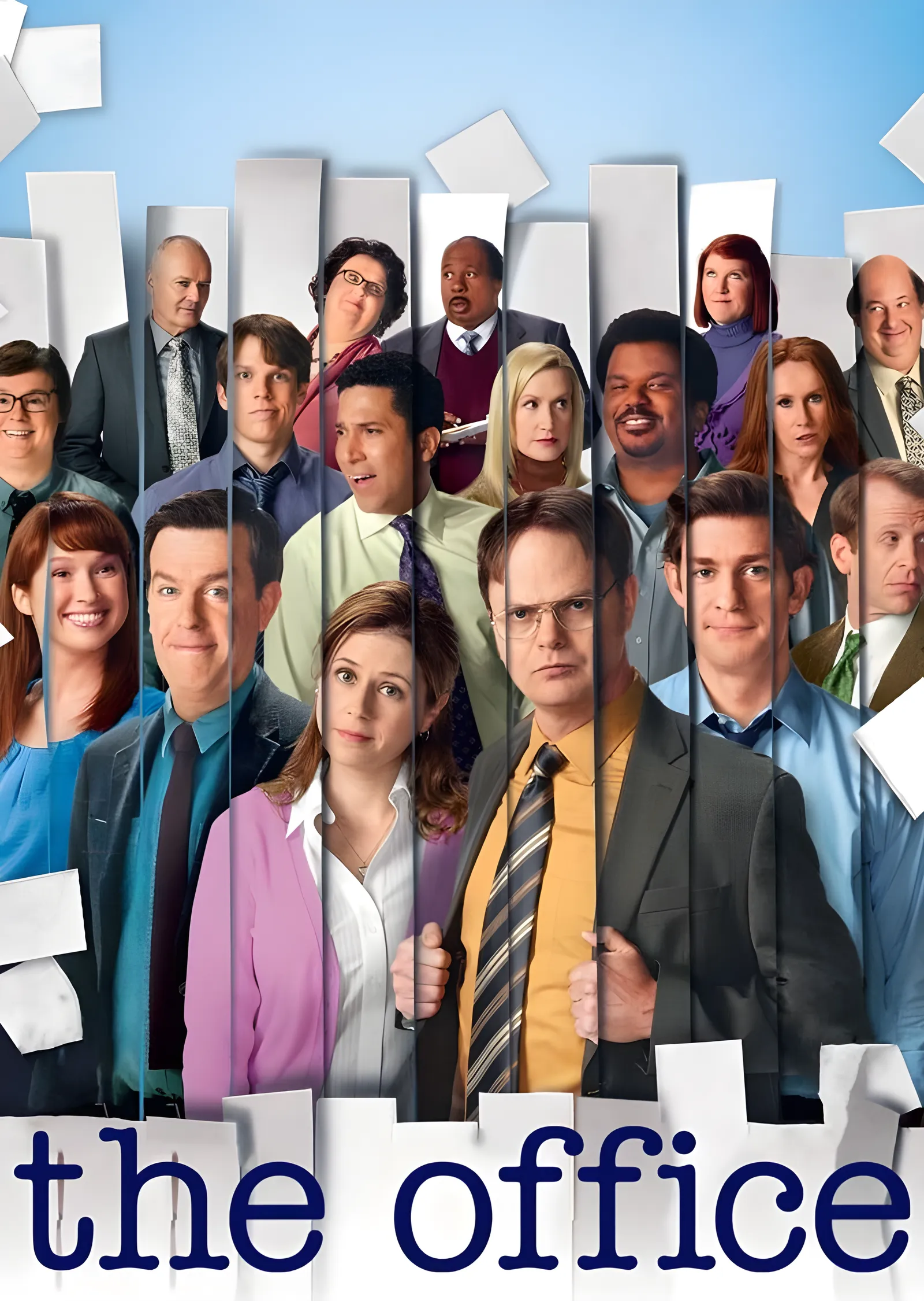 The Office - Kağıt Perde metal tablo