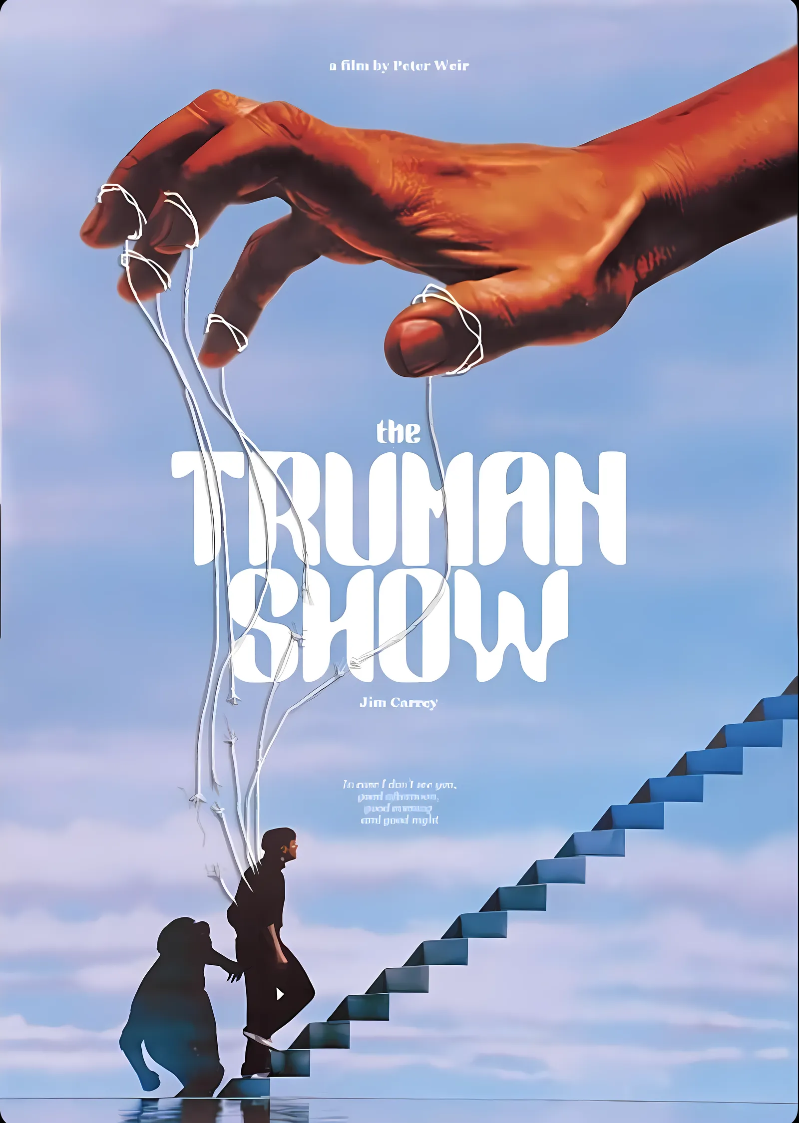 The Truman Show - Büyük El metal tablo