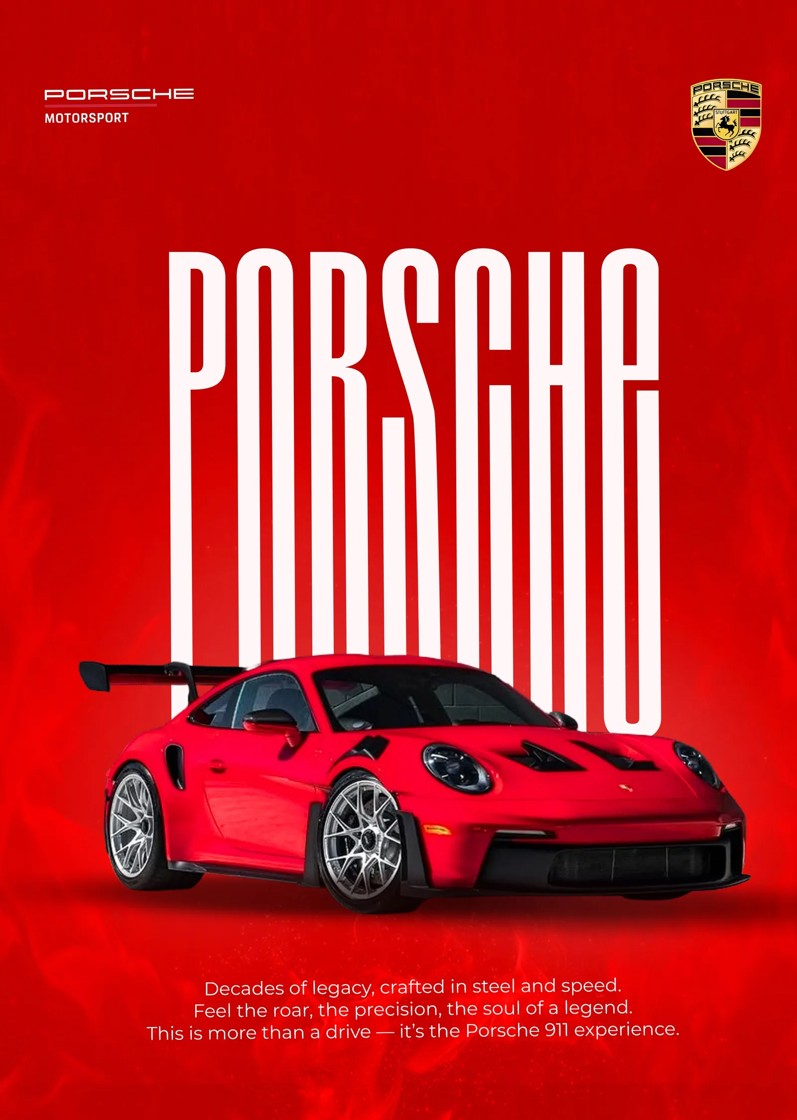 Porsche 911: Steel and Speed metal tablo