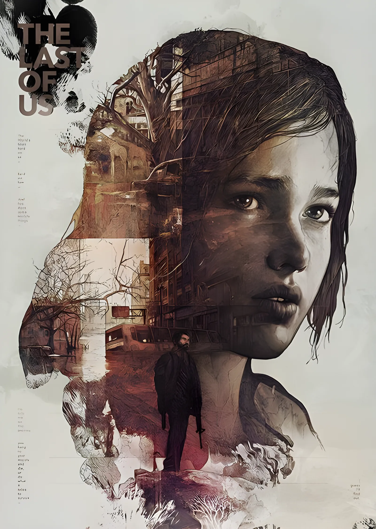 The Last of Us: Çift Pozlama Portre metal tablo
