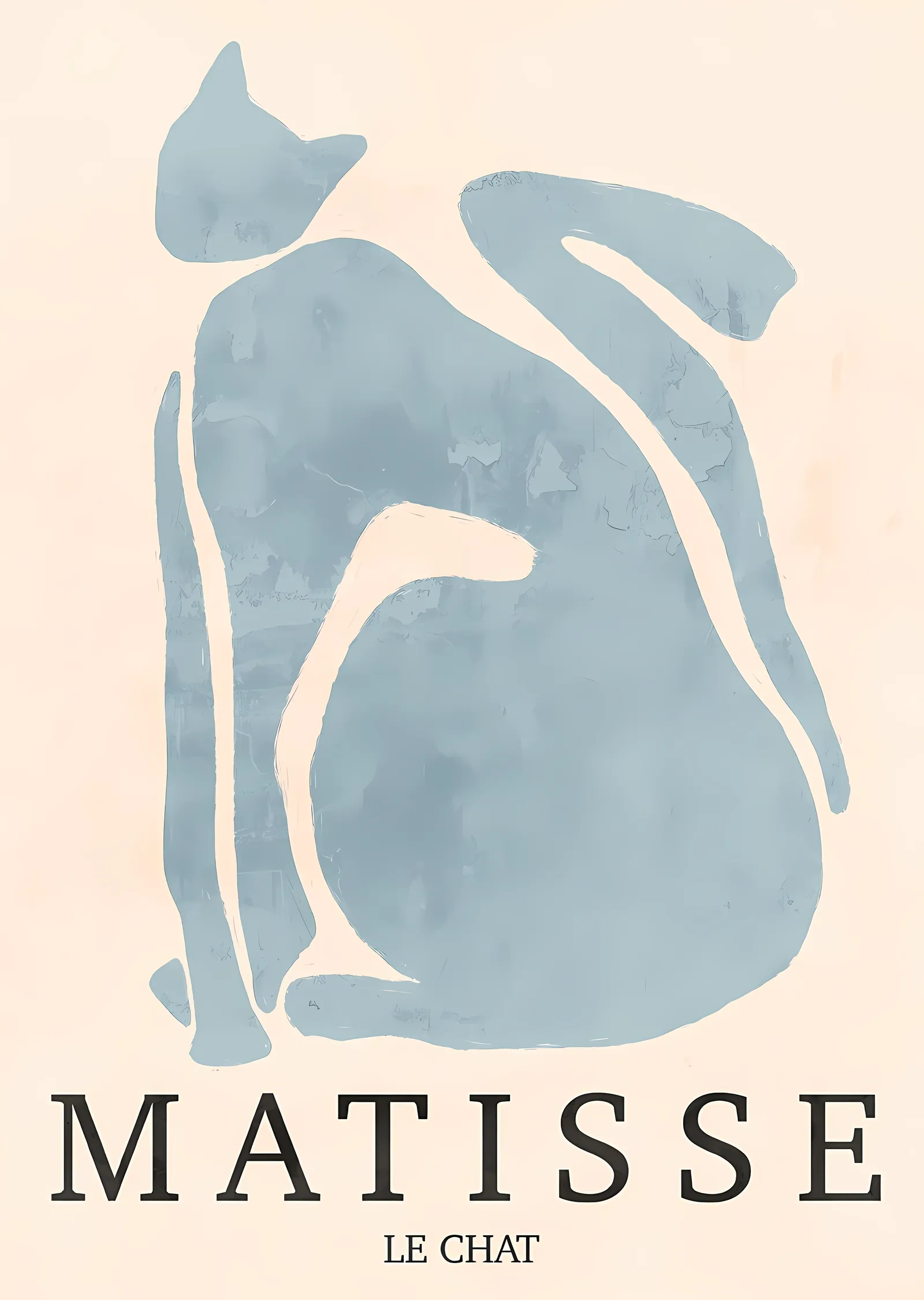 Matisse: Le Chat metal tablo