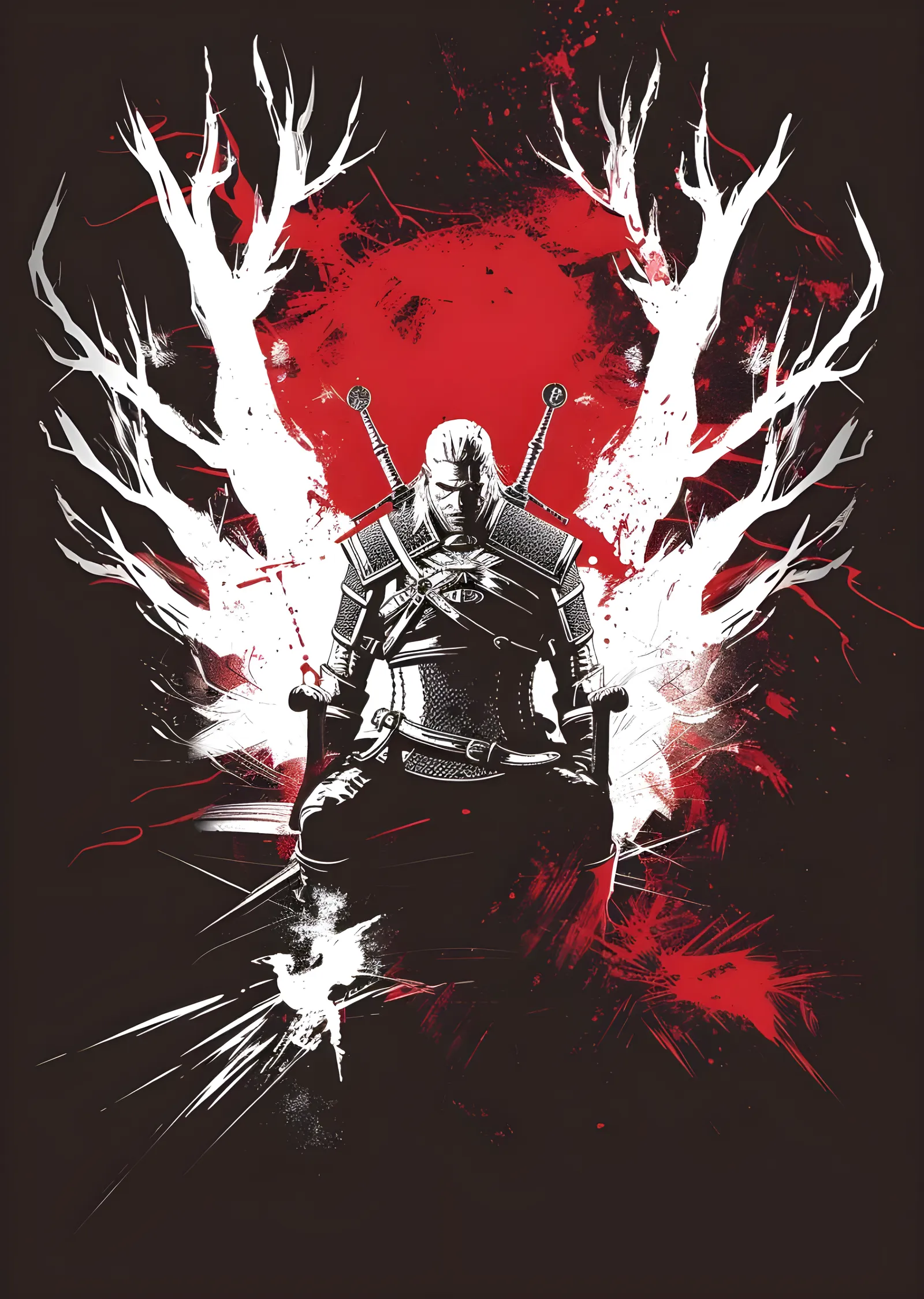 The Witcher: Kızıl Taht metal tablo