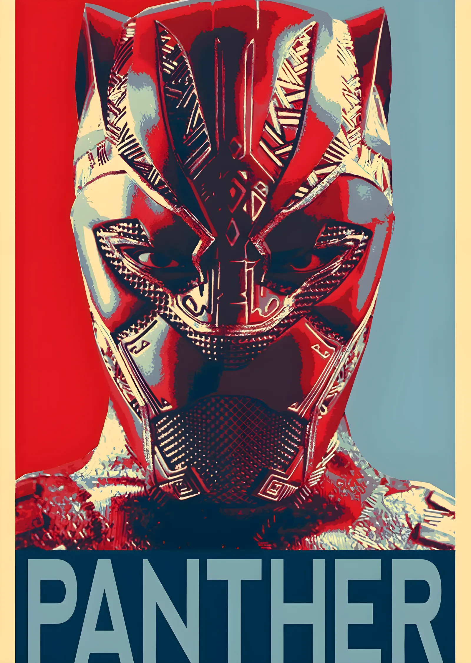 Black Panther: Wakanda'nın Kralı metal tablo