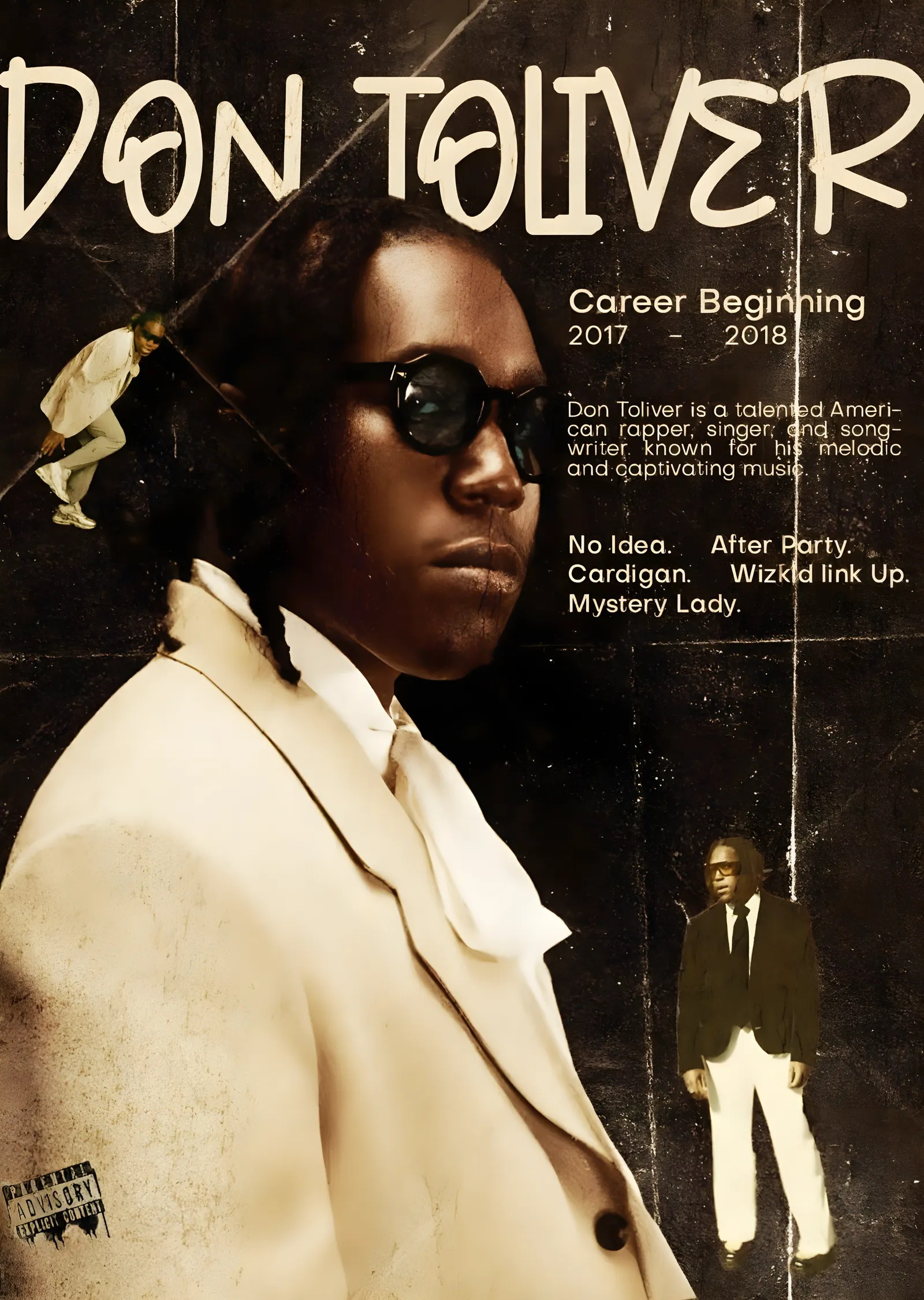 Don Toliver: Career Beginning metal tablo