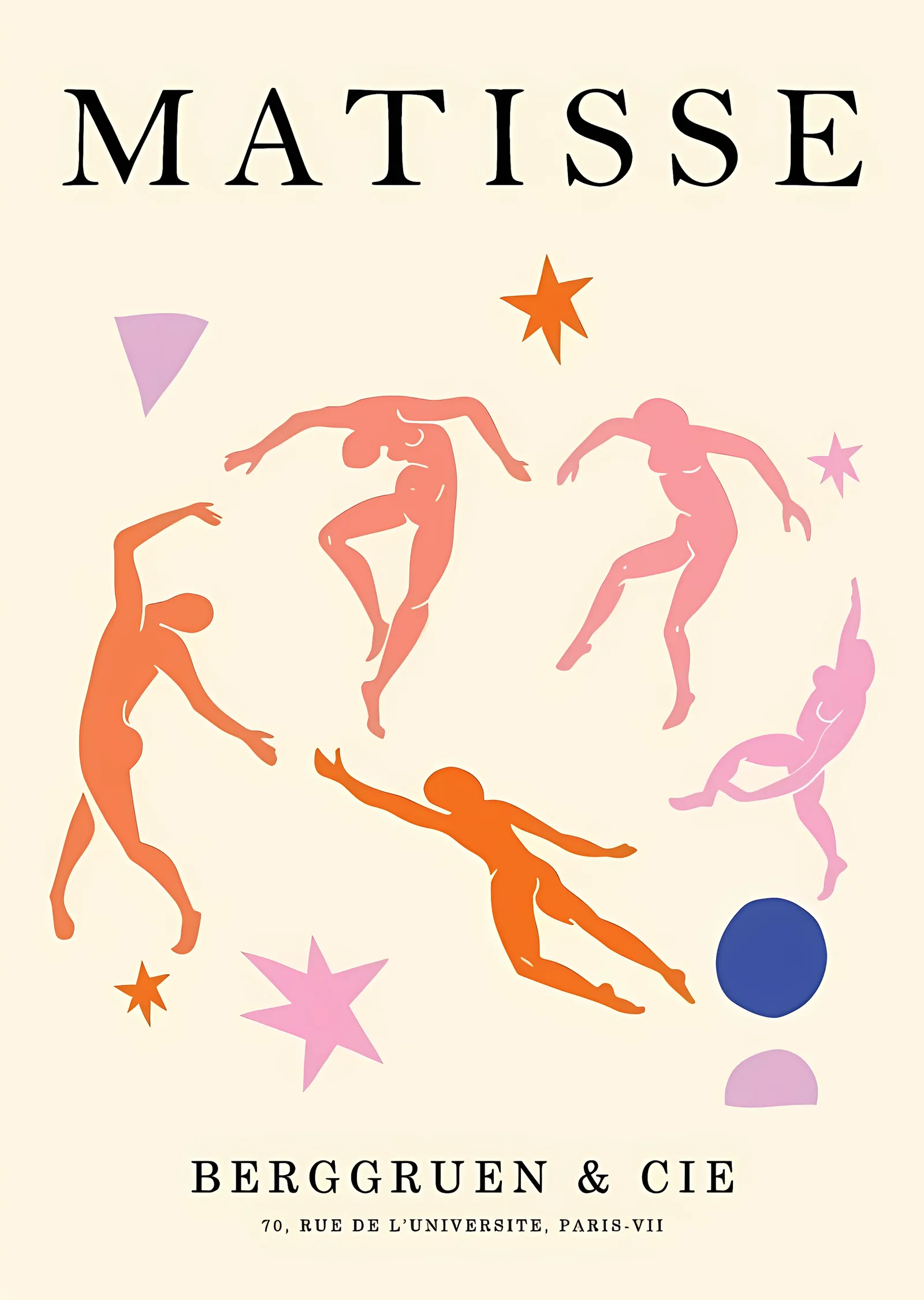 Matisse: Dans Eden Figürler metal tablo