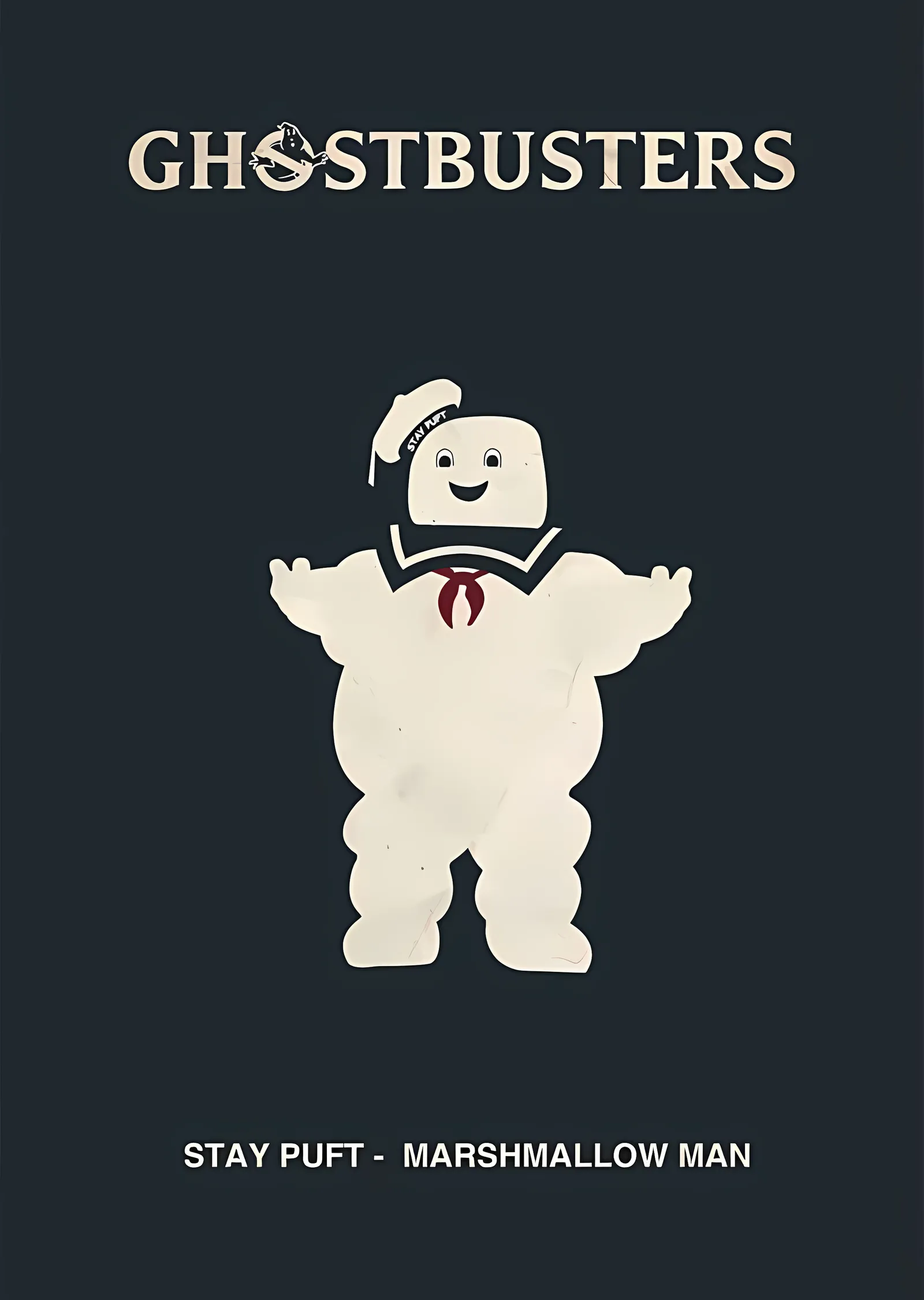 Ghostbusters - Stay Puft metal tablo