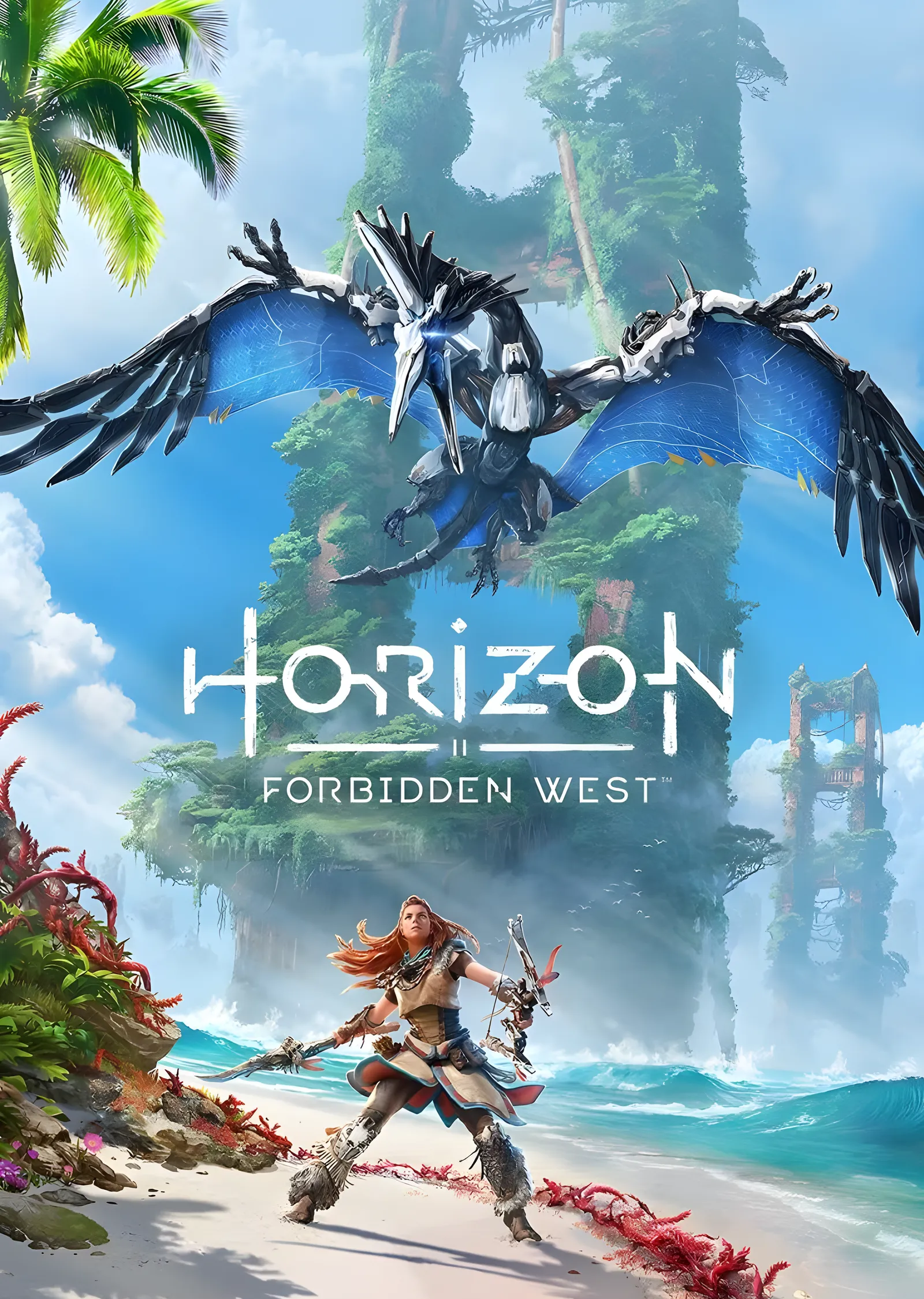 Horizon Forbidden West metal tablo