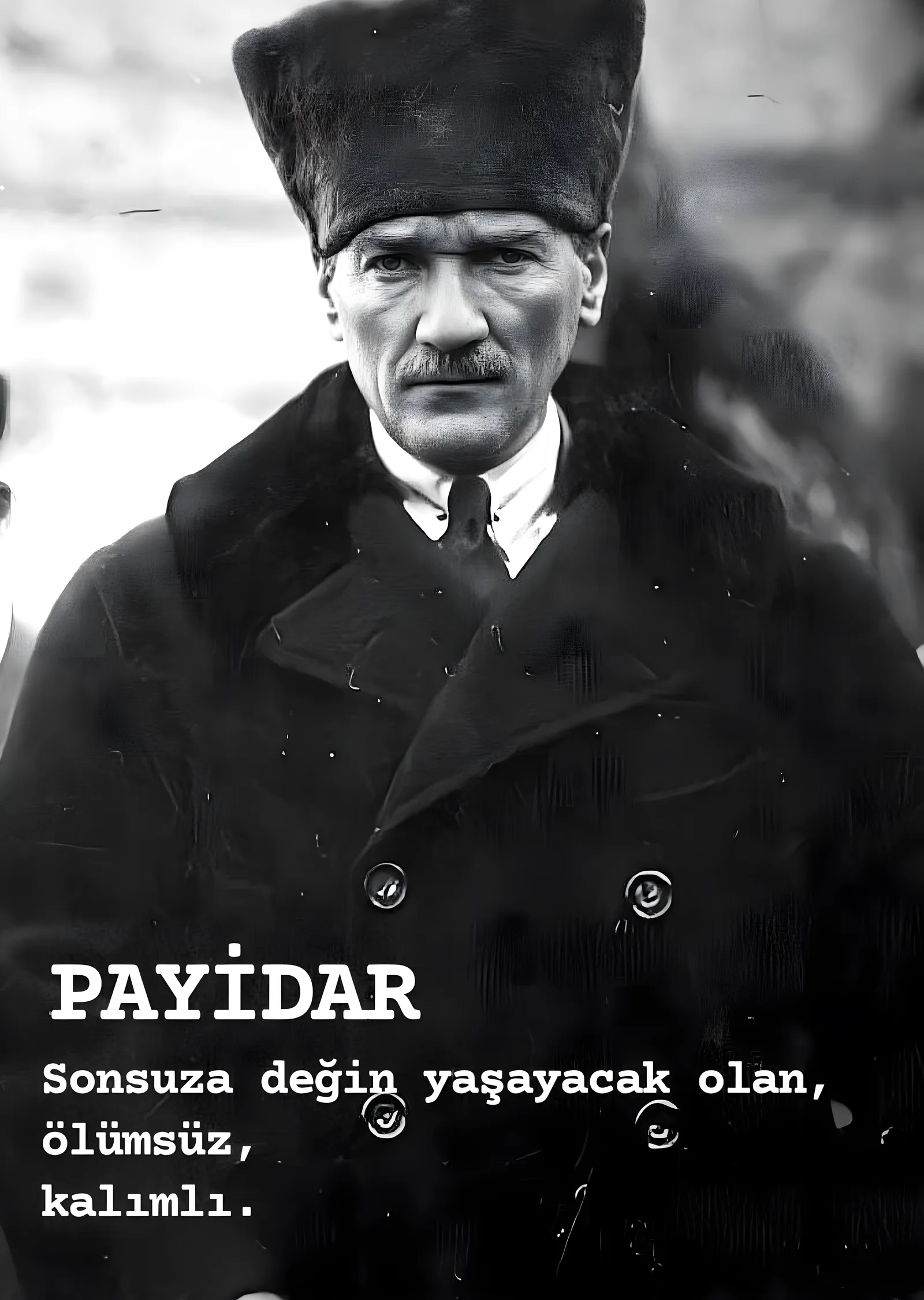 Mustafa Kemal Atatürk: Payidarlık ve Anayasal Demokrasi metal tablo