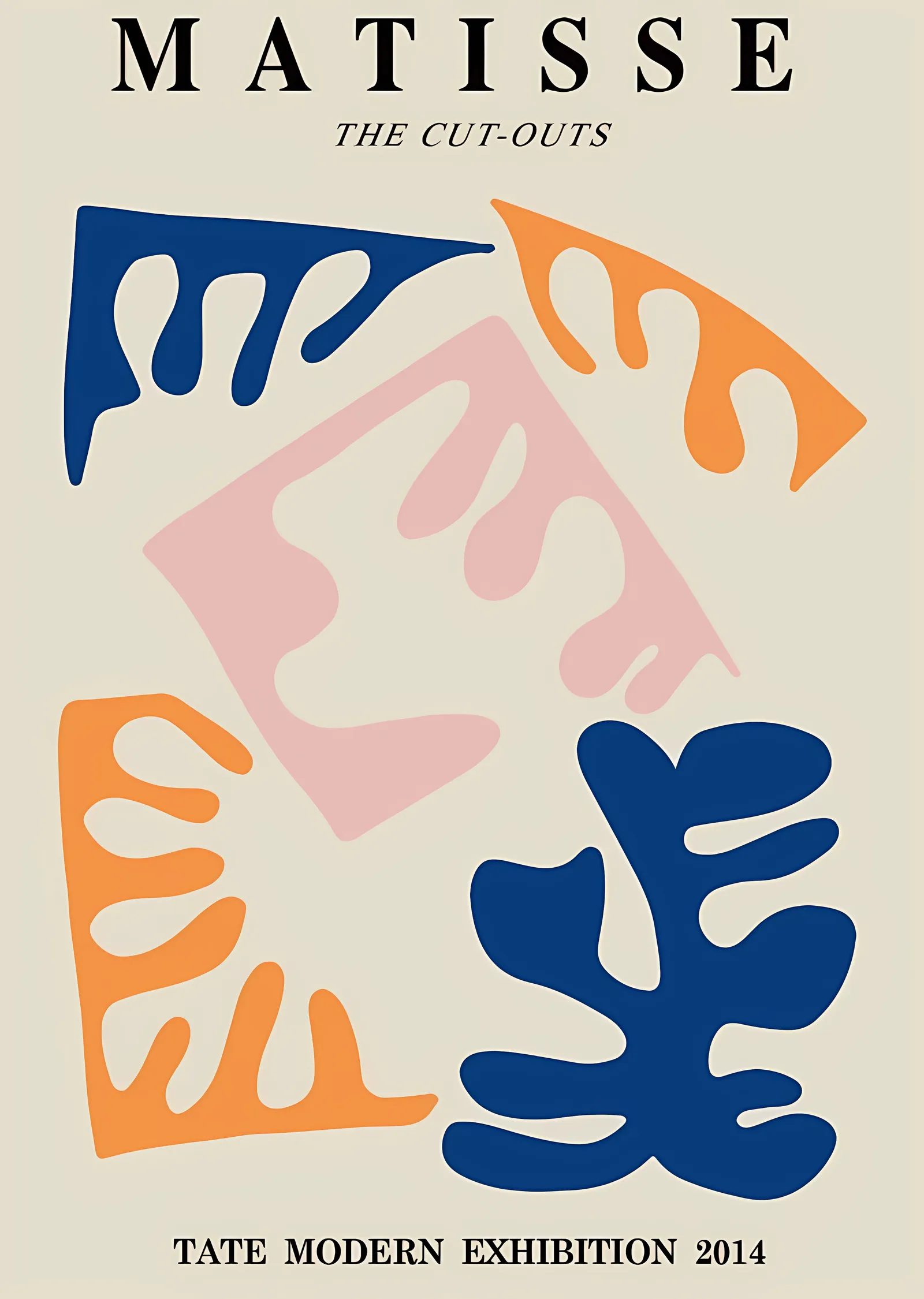 Henri Matisse: Mavi ve Turuncu metal tablo