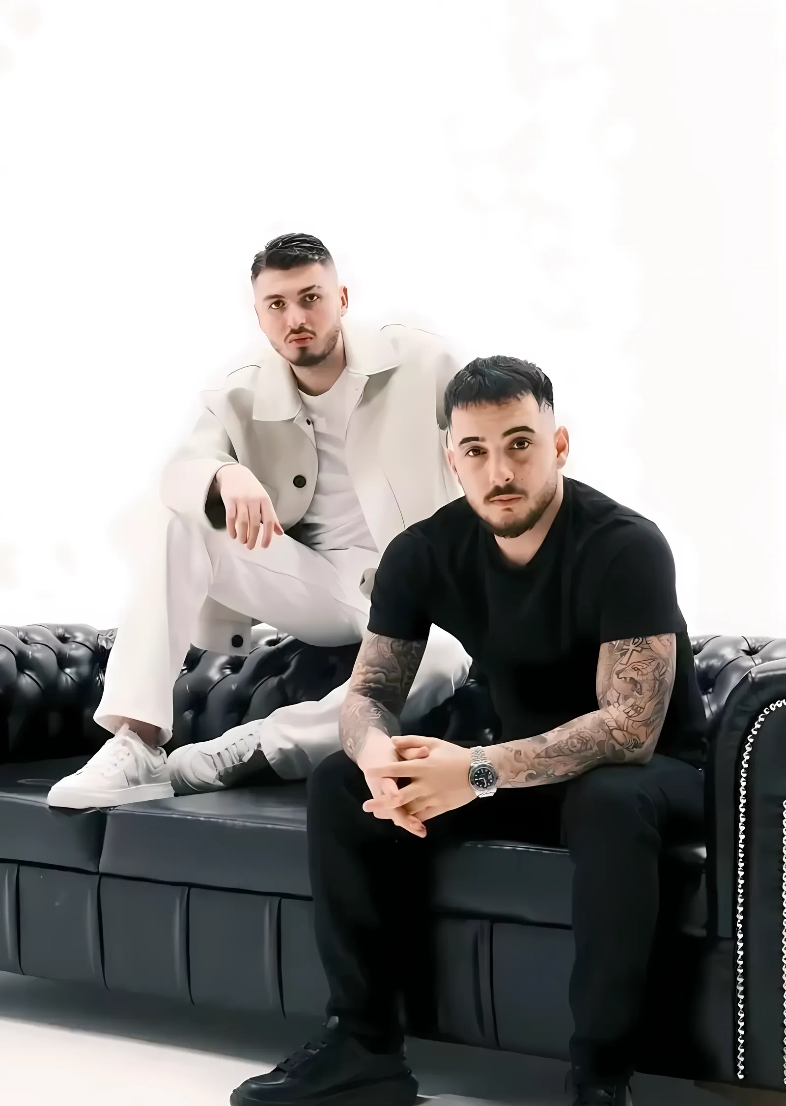 Blok3 & Ati242 - Siyah Beyaz metal tablo