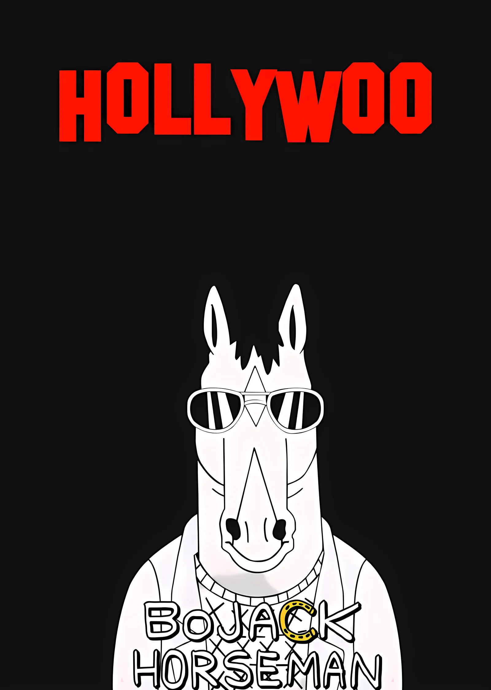 BoJack Horseman: Hollywood'da Bir Yıldızın Hikayesi metal tablo
