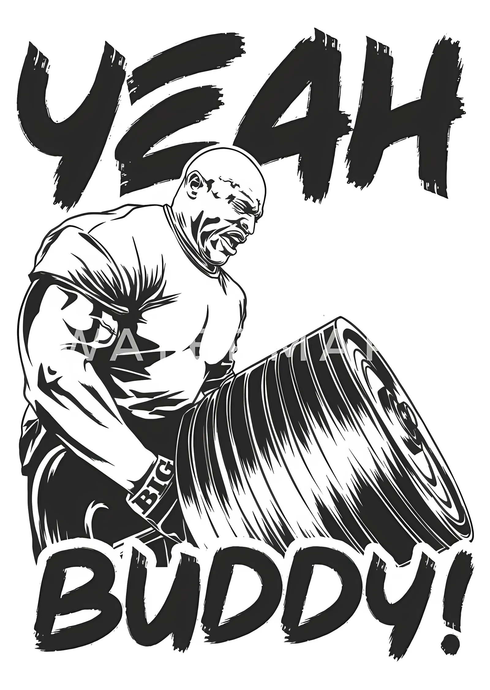 Ronnie Coleman: Yeah Buddy metal tablo