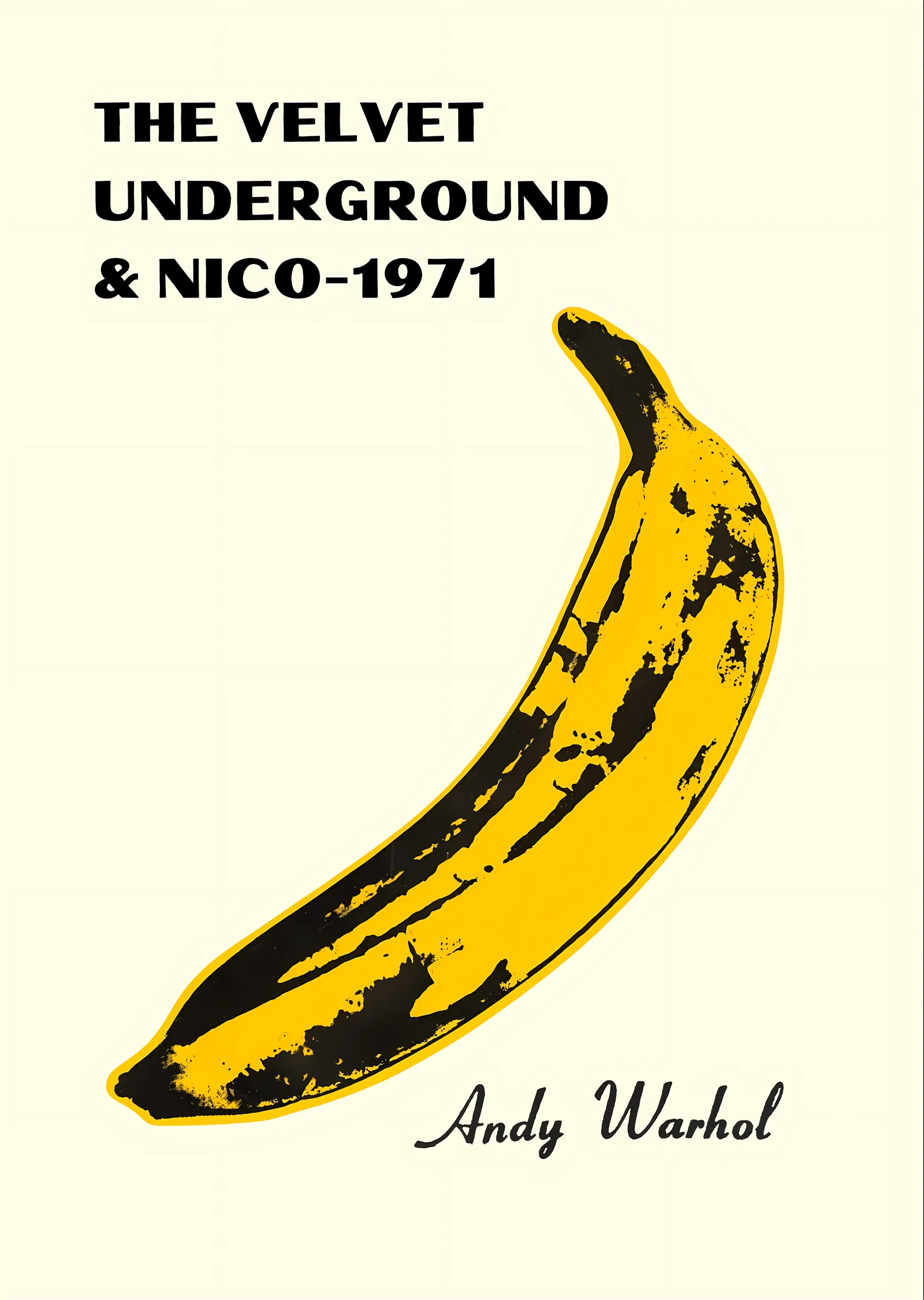 The Velvet Underground & Nico metal tablo