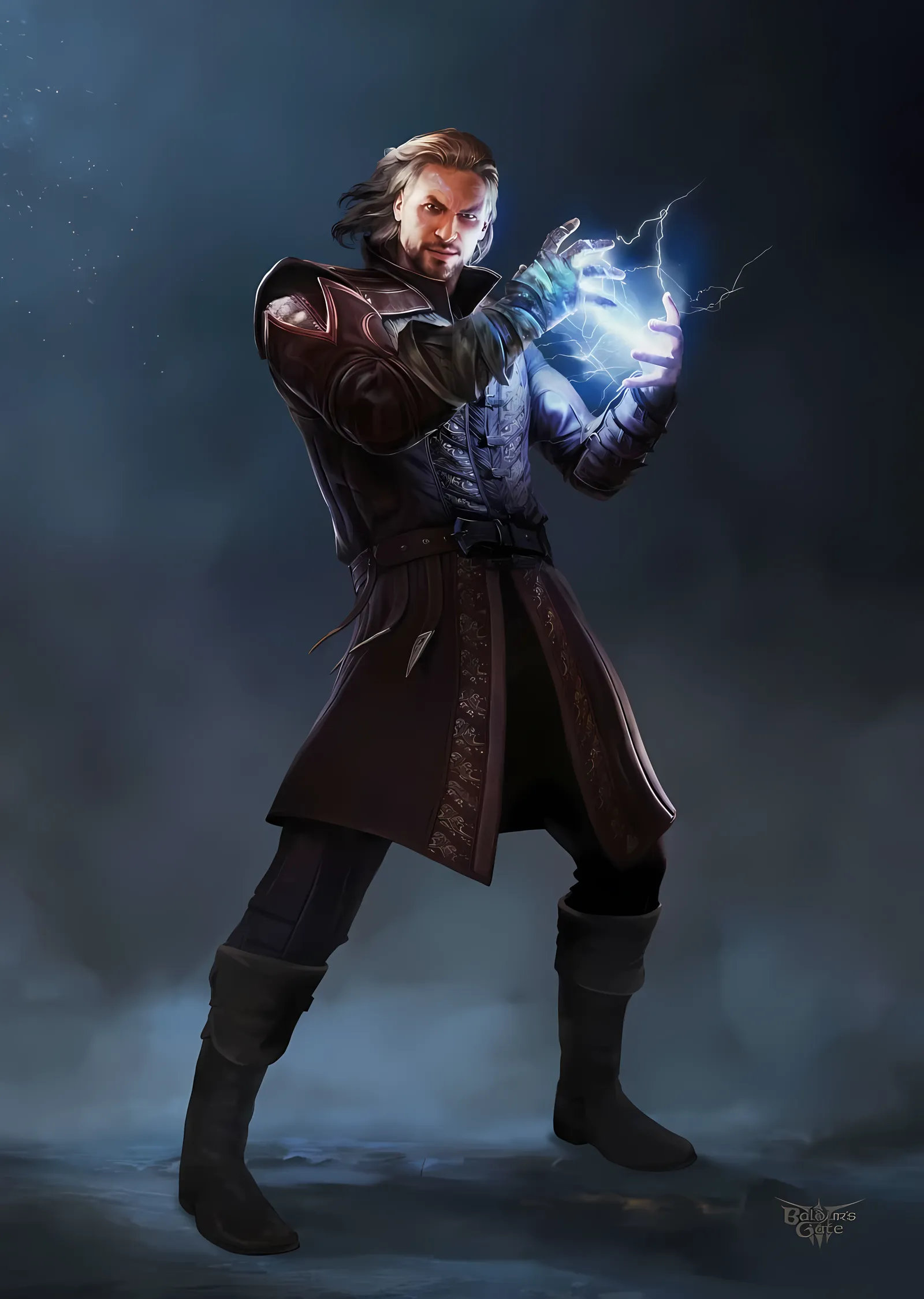 Baldur's Gate 3 Gale: Büyü metal tablo