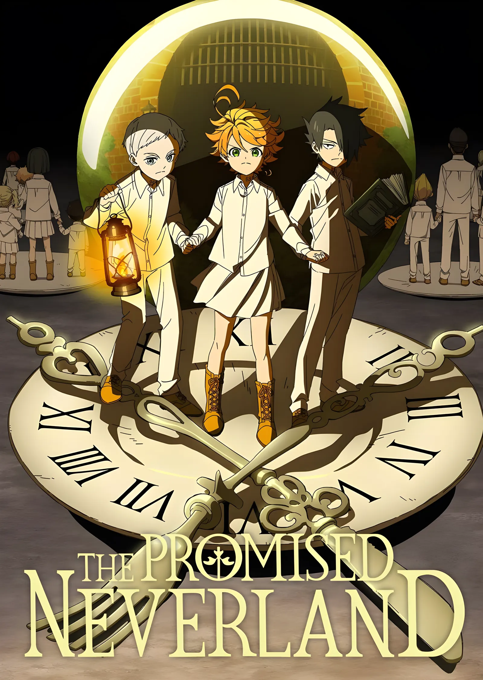 The Promised Neverland: Saat ve Üç Çocuk metal tablo
