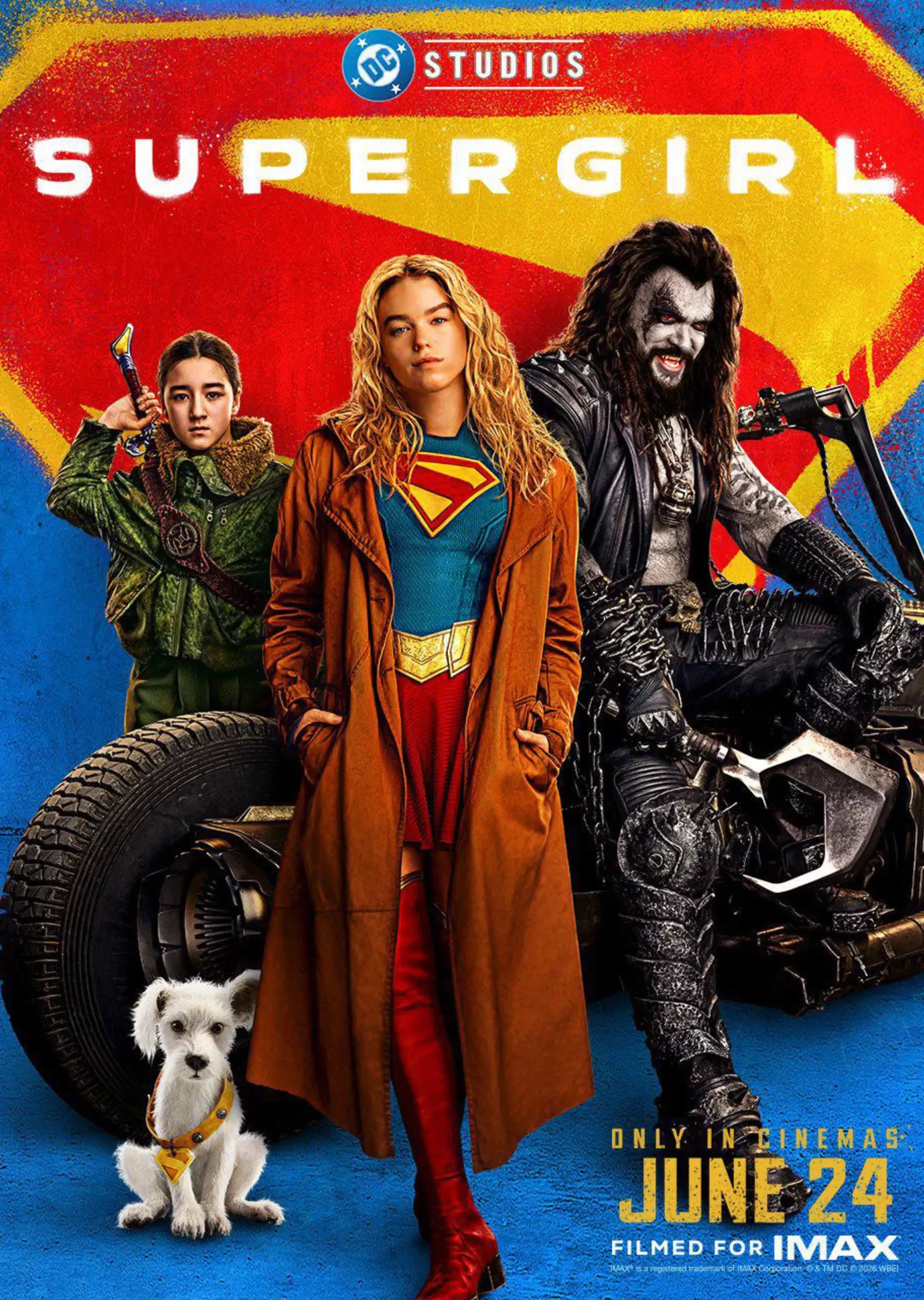 Supergirl - Kara Zor-El ve Krypto metal tablo