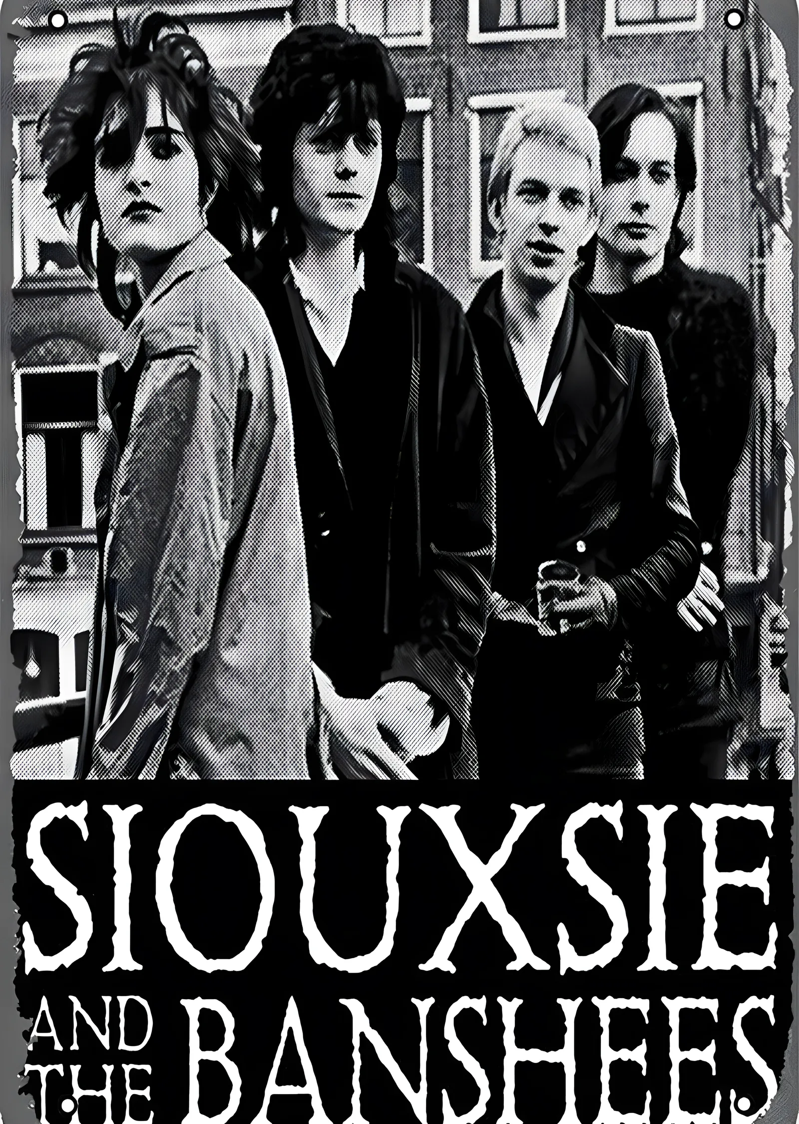 Siouxsie and the Banshees metal tablo