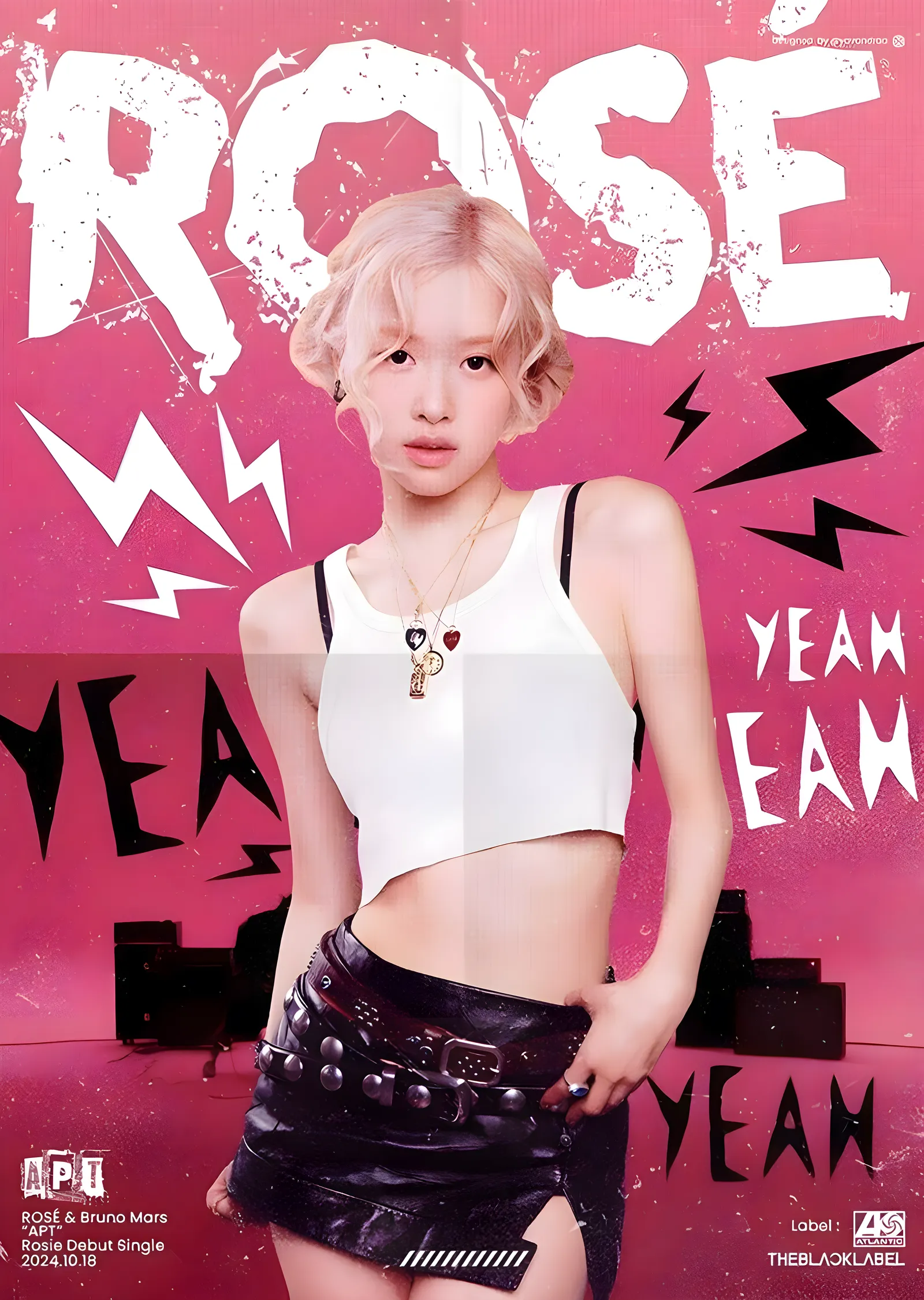 ROSE: 'Yeah' Albüm Kapağı metal tablo