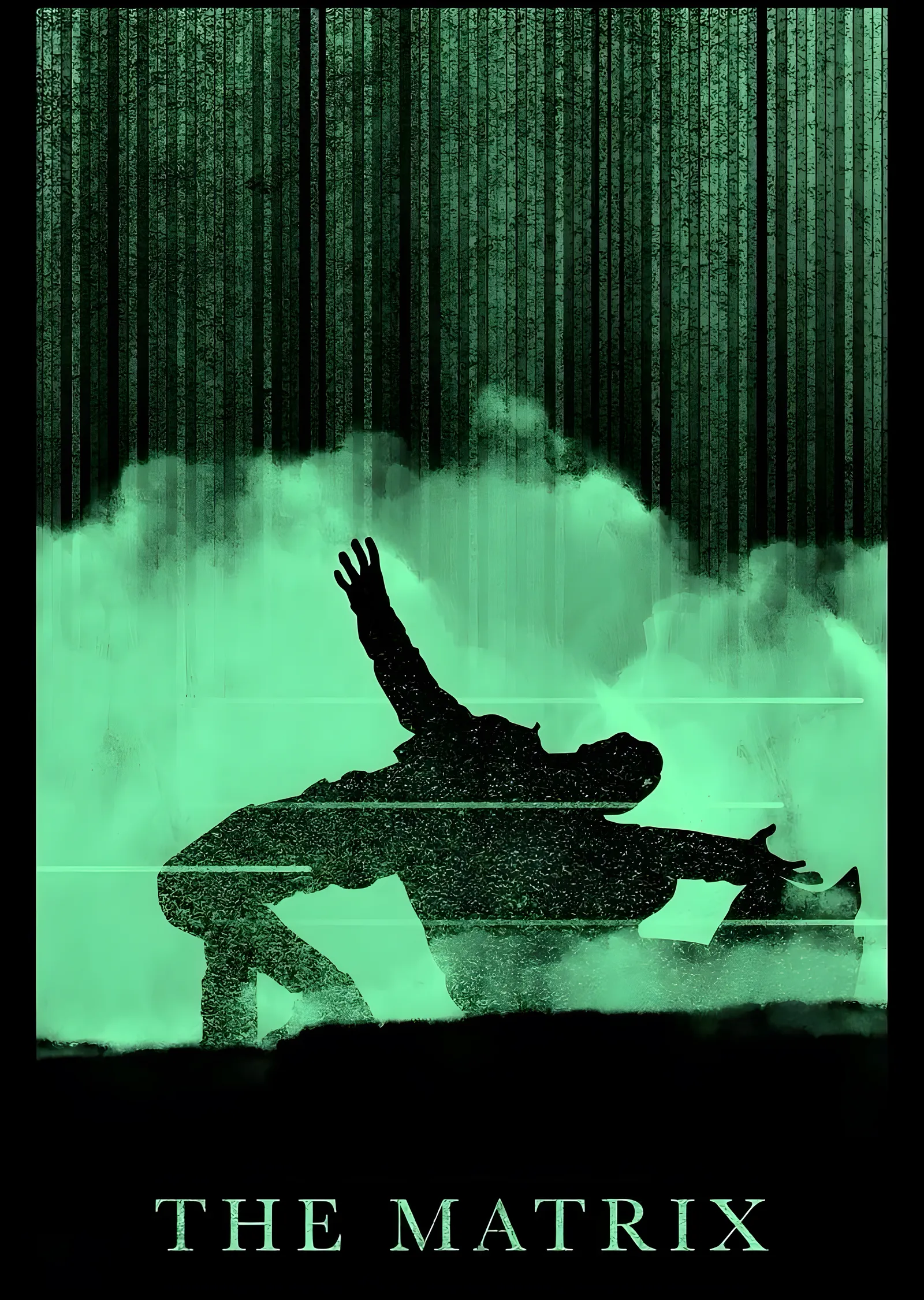 The Matrix metal tablo