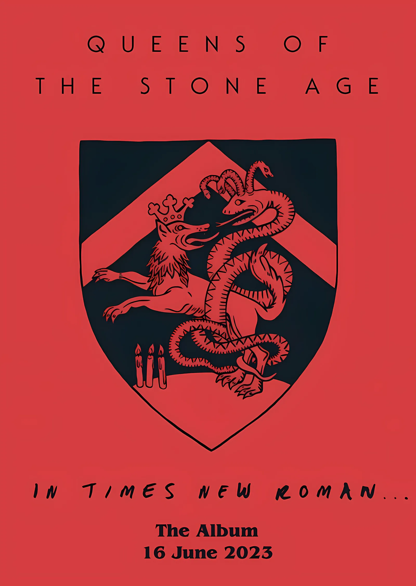 Queens of the Stone Age: In Times New Roman metal tablo