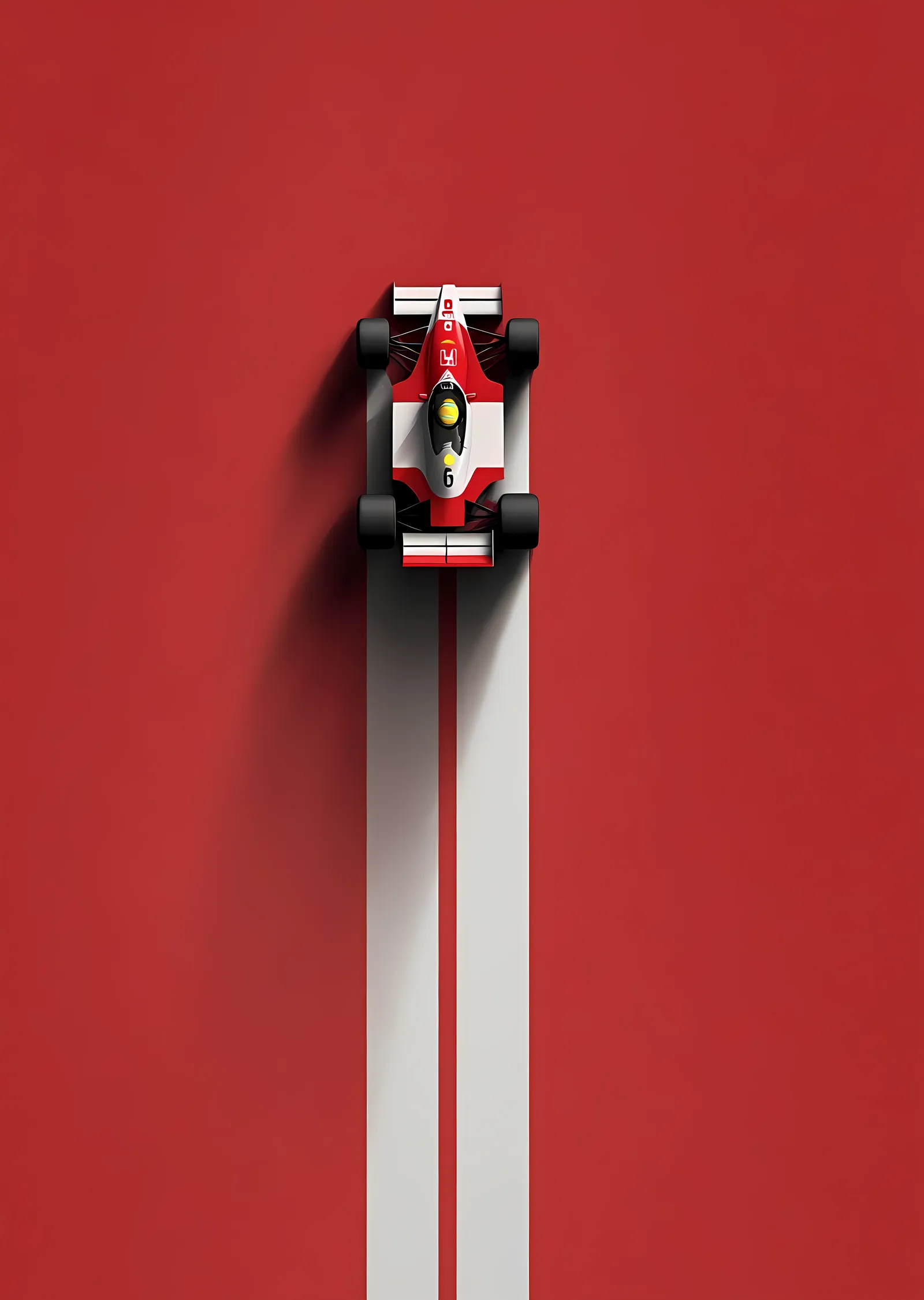 Formula 1: Kırmızı Yolculuk metal tablo